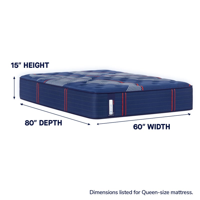Sealy Posturepedic® Elite Brenham II Medium Queen Mattress, Blue