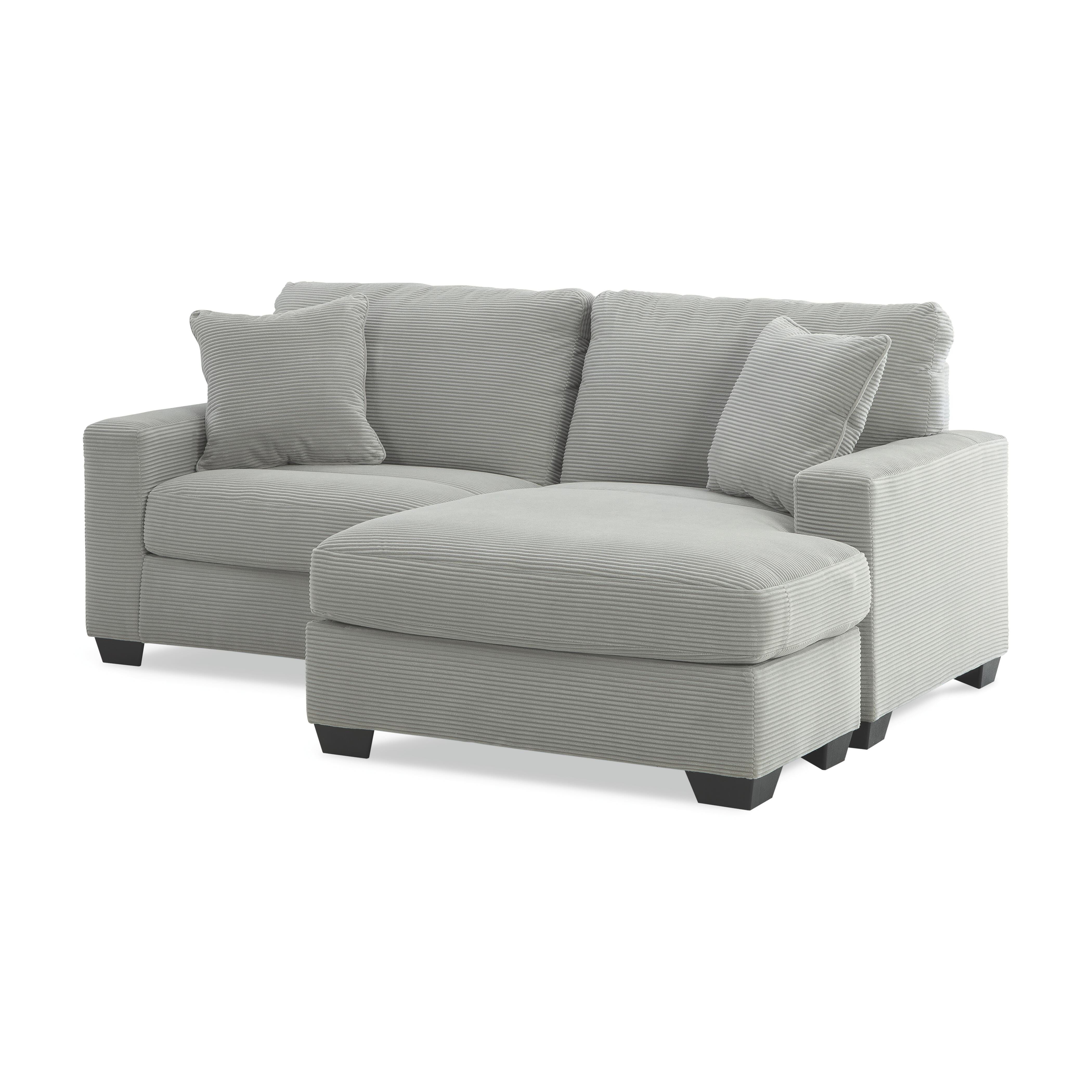 Amesley Sofa Chaise, Smoke, large