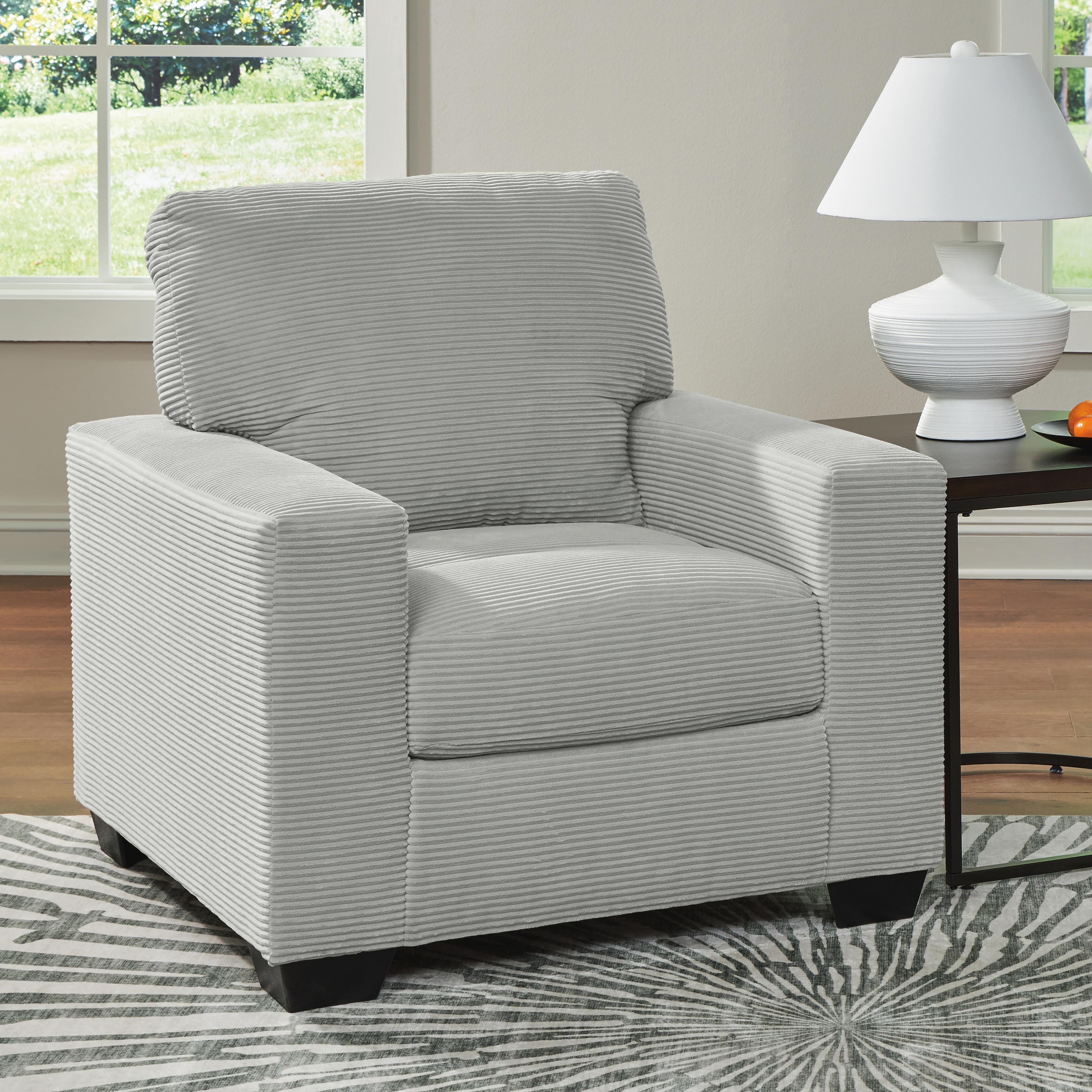 Amesley Chair, Smoke, large