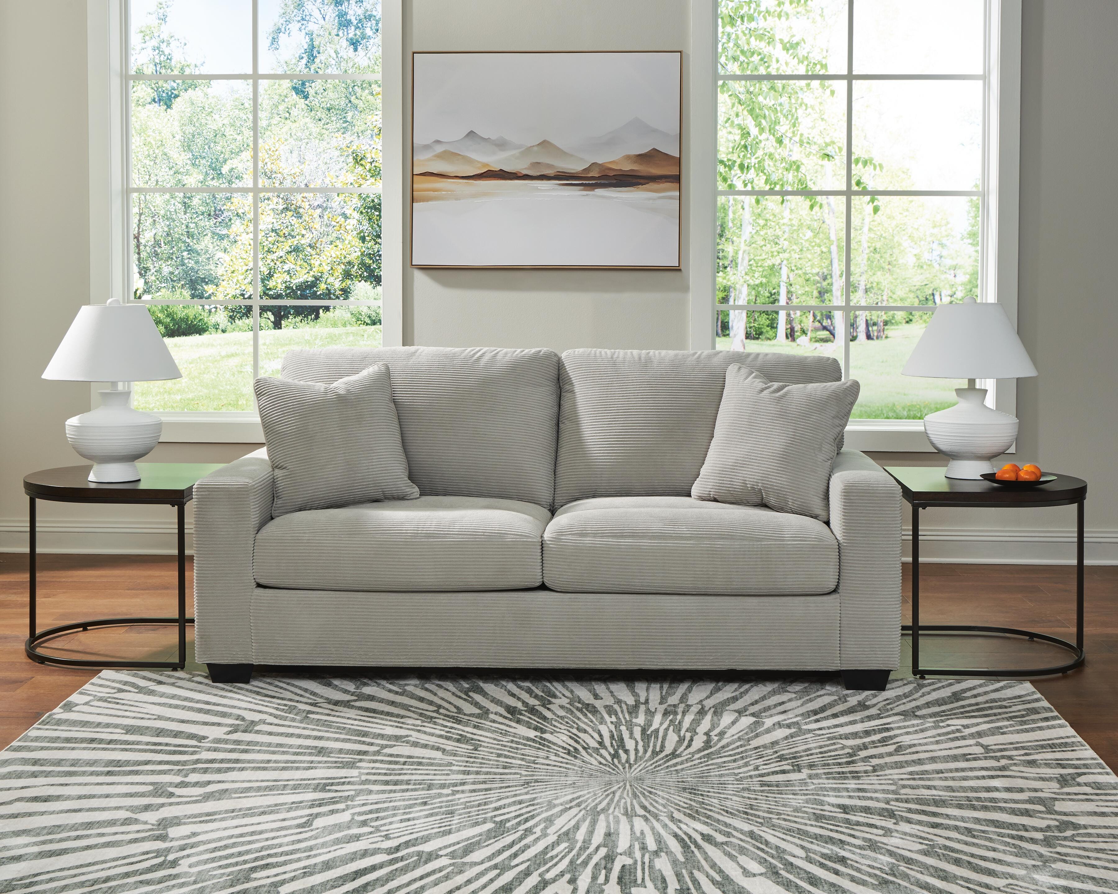 Amesley Sofa and Loveseat, Smoke, large