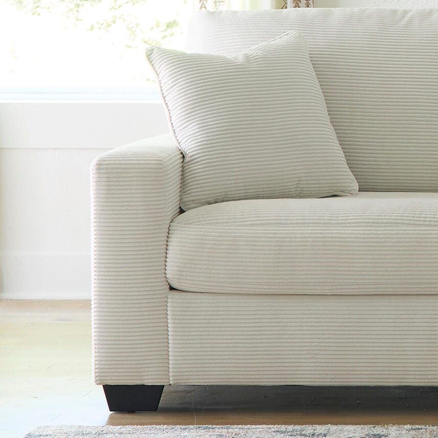 Amesley Sofa, Ivory, large