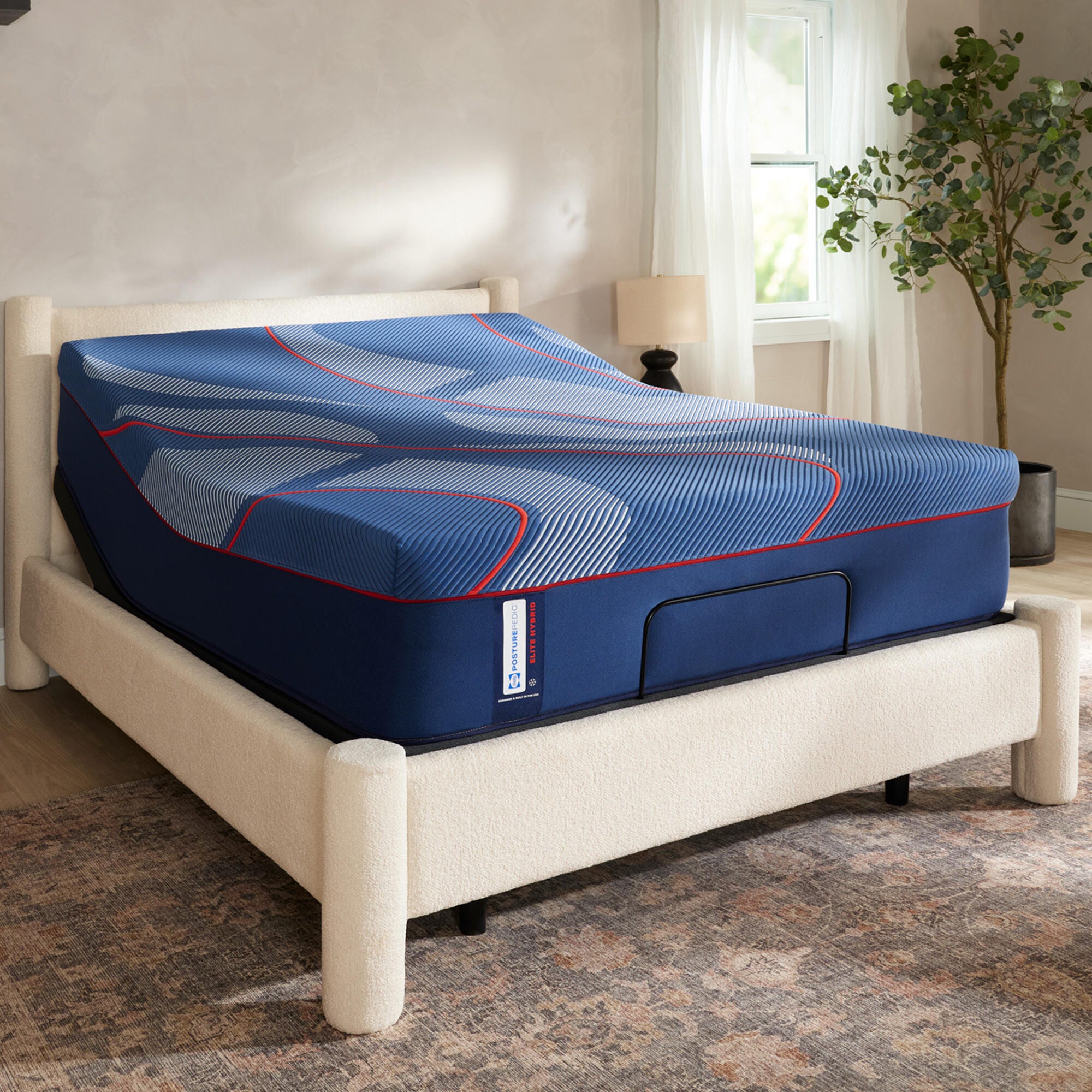 Sealy Posturepedic&reg; Elite Split California King Mattress, Blue, large