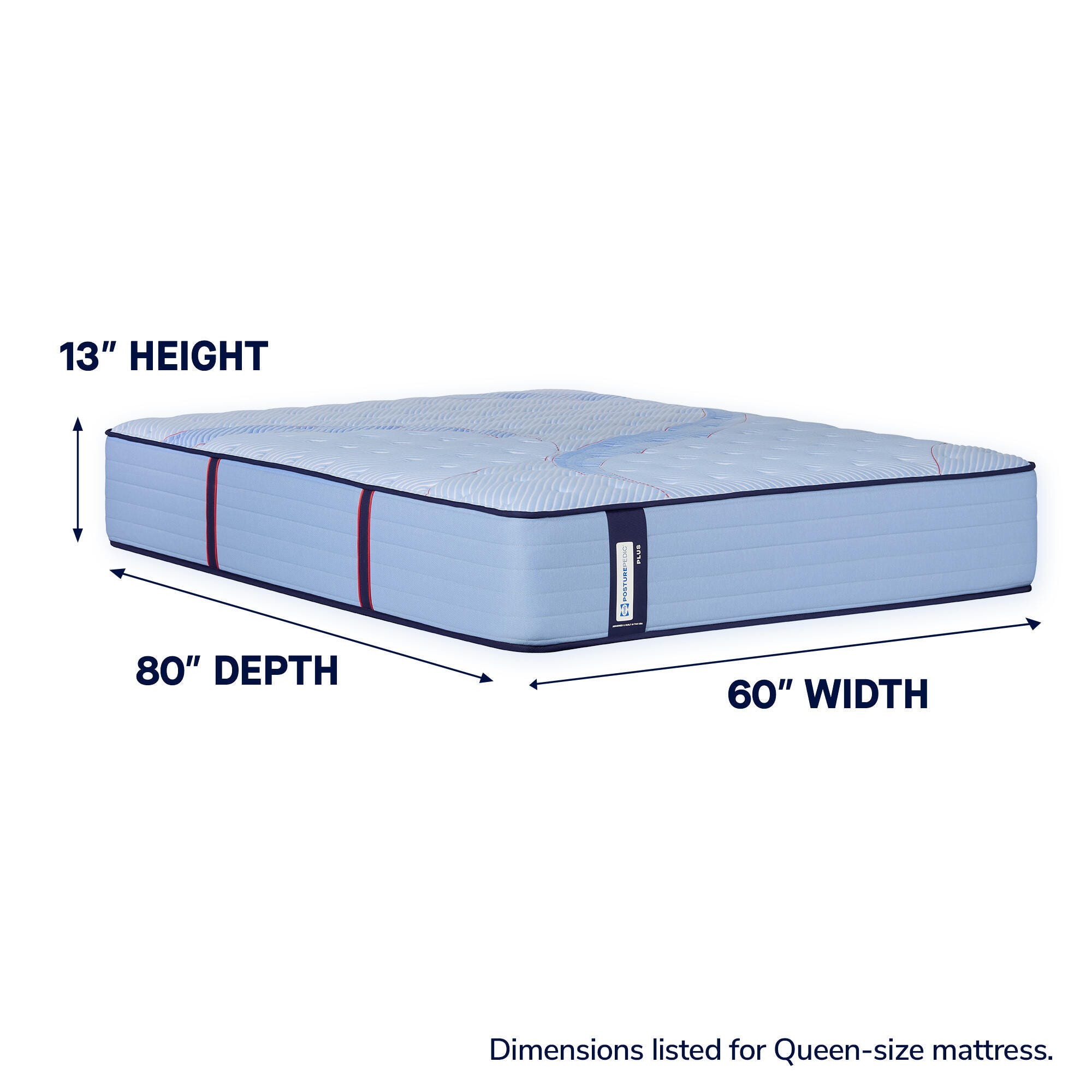 Sealy Posturepedic® Plus Ellie Lane Ultra Firm Twin Mattress, Blue