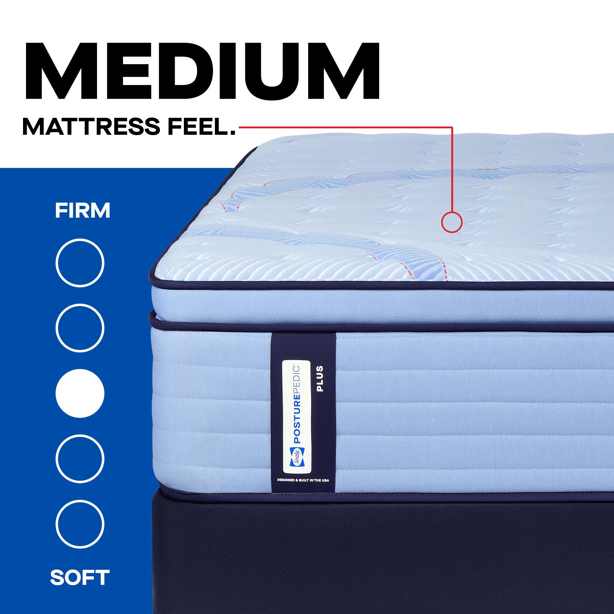 Sealy Posturepedic&reg; Plus Ellie Lane Medium Pillowtop Queen Mattress