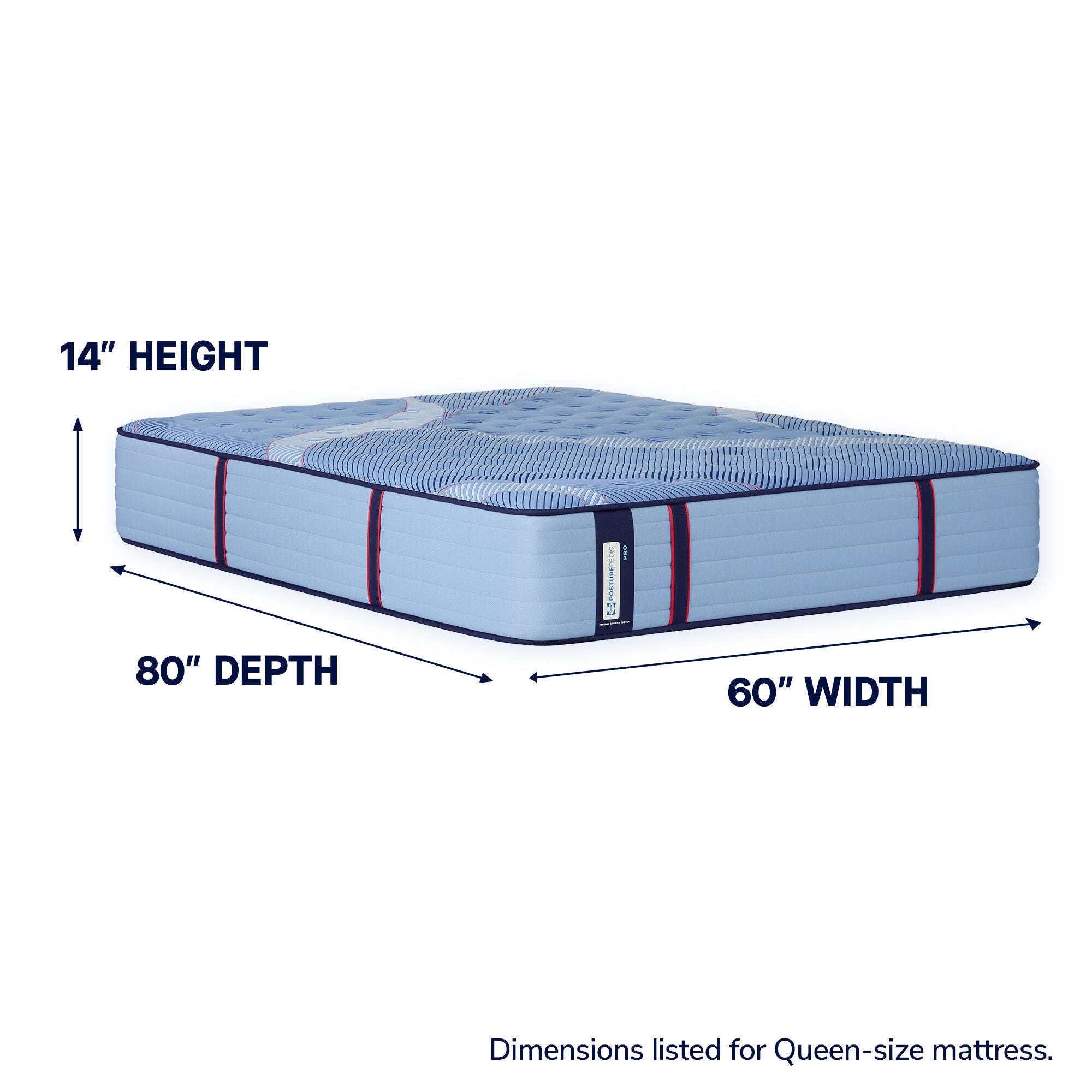 Sealy Posturepedic® Pro Golden Grove Firm Twin XL Mattress, Blue, large