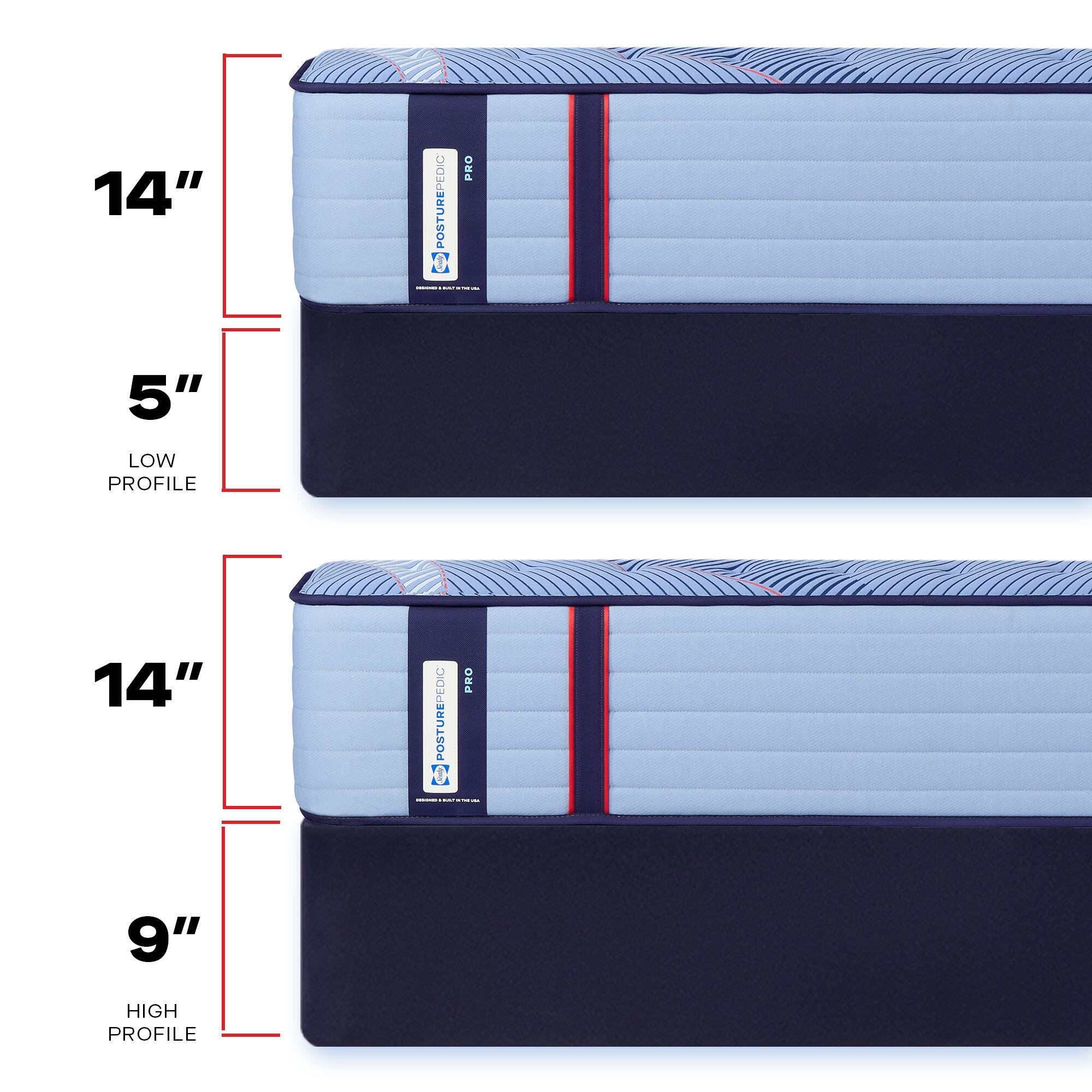 Sealy Posturepedic® Pro Golden Grove Firm Full Mattress, Blue, large