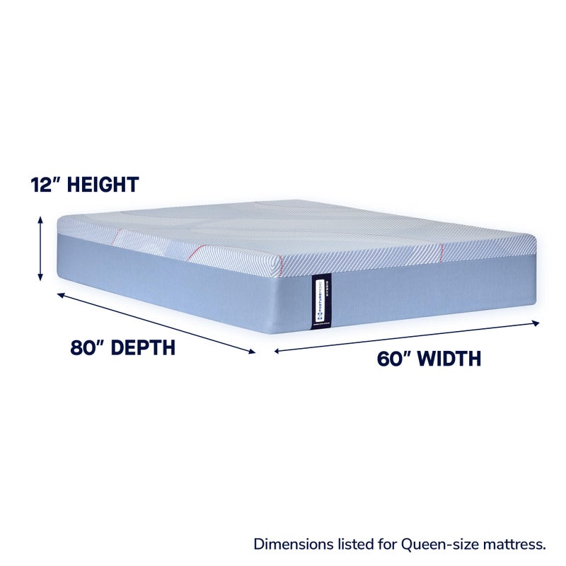 Sealy Posturepedic® Cedar Knolls Hybrid Medium Queen Mattress, Blue