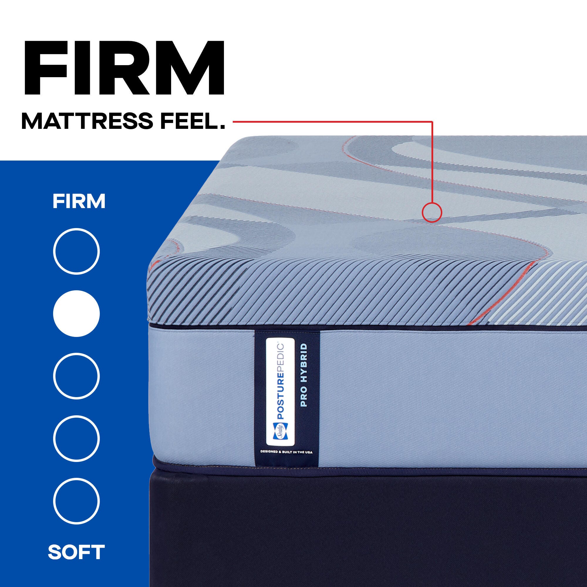 Sealy Posturepedic&reg; Plus Golden Grove Hybrid Firm Twin XL Mattress