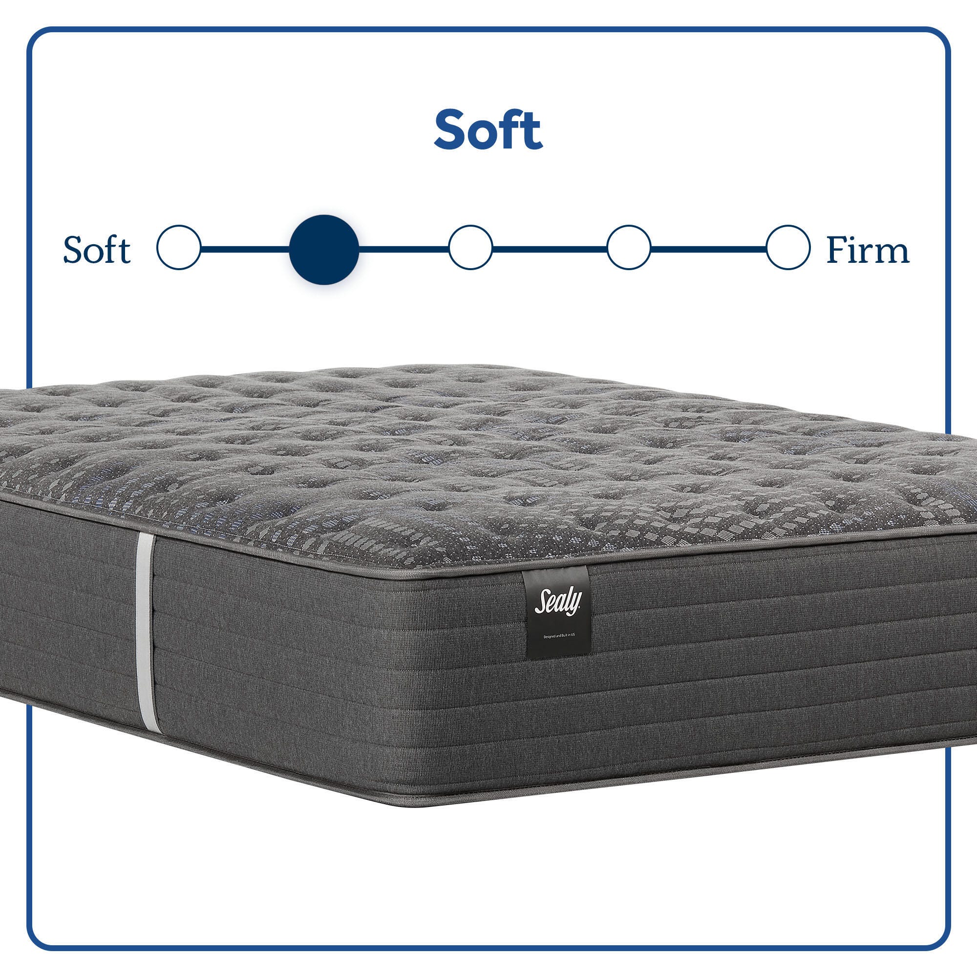 Sealy® Princeton II Soft California King Mattress, Gray, large