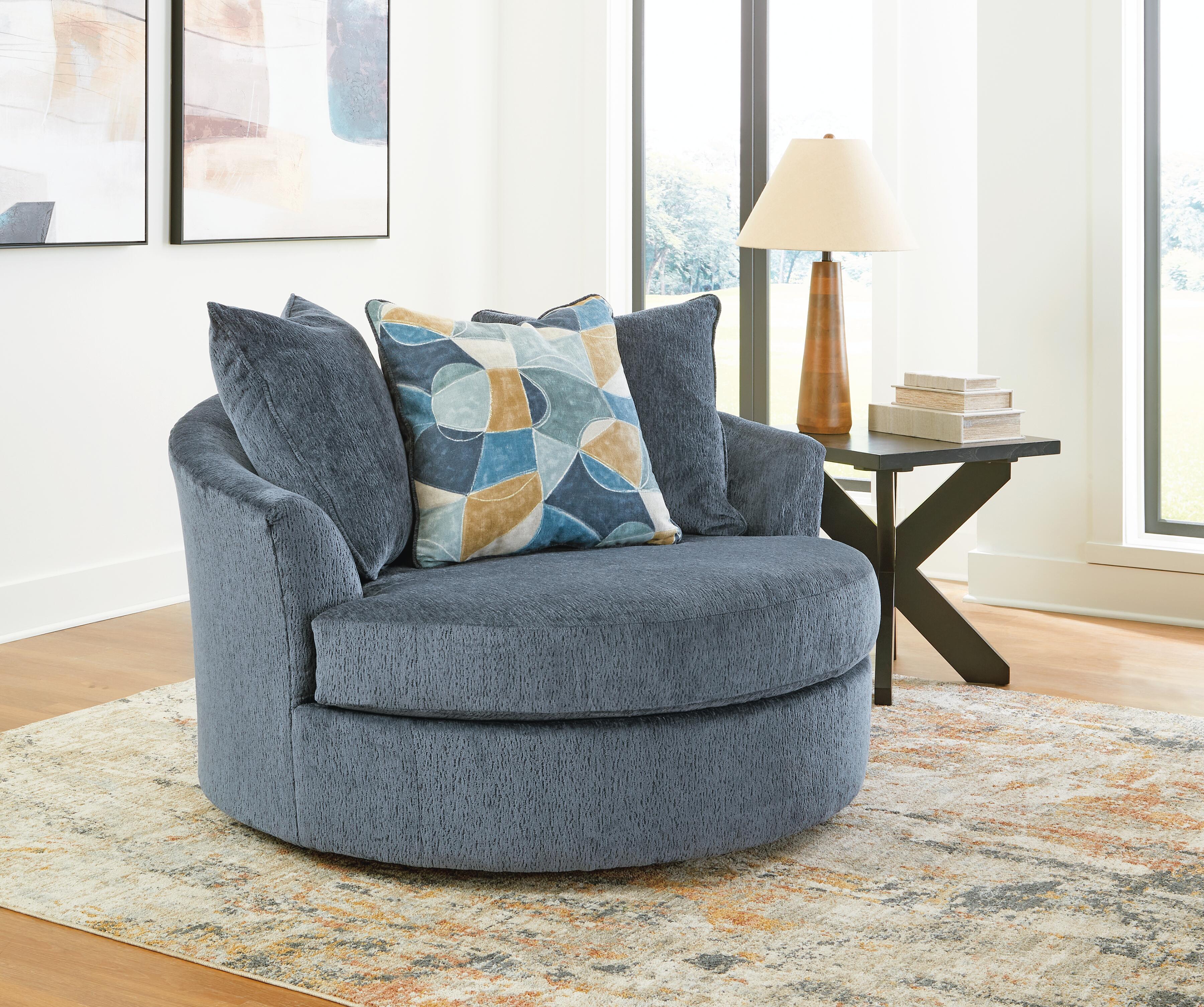Maxon Place Oversized Swivel Accent Chair - image 1