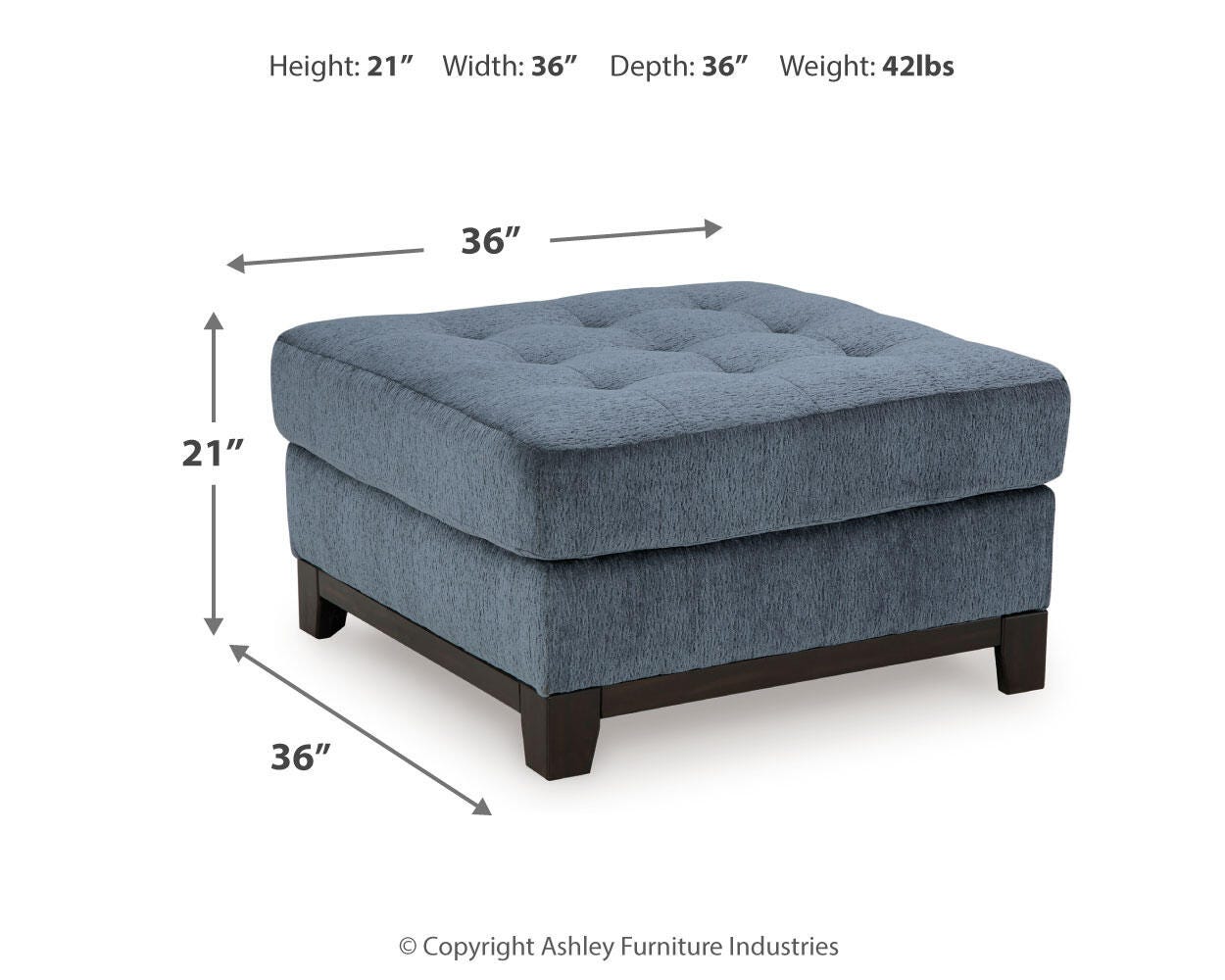 Maxon Place Oversized Accent Ottoman - image 4