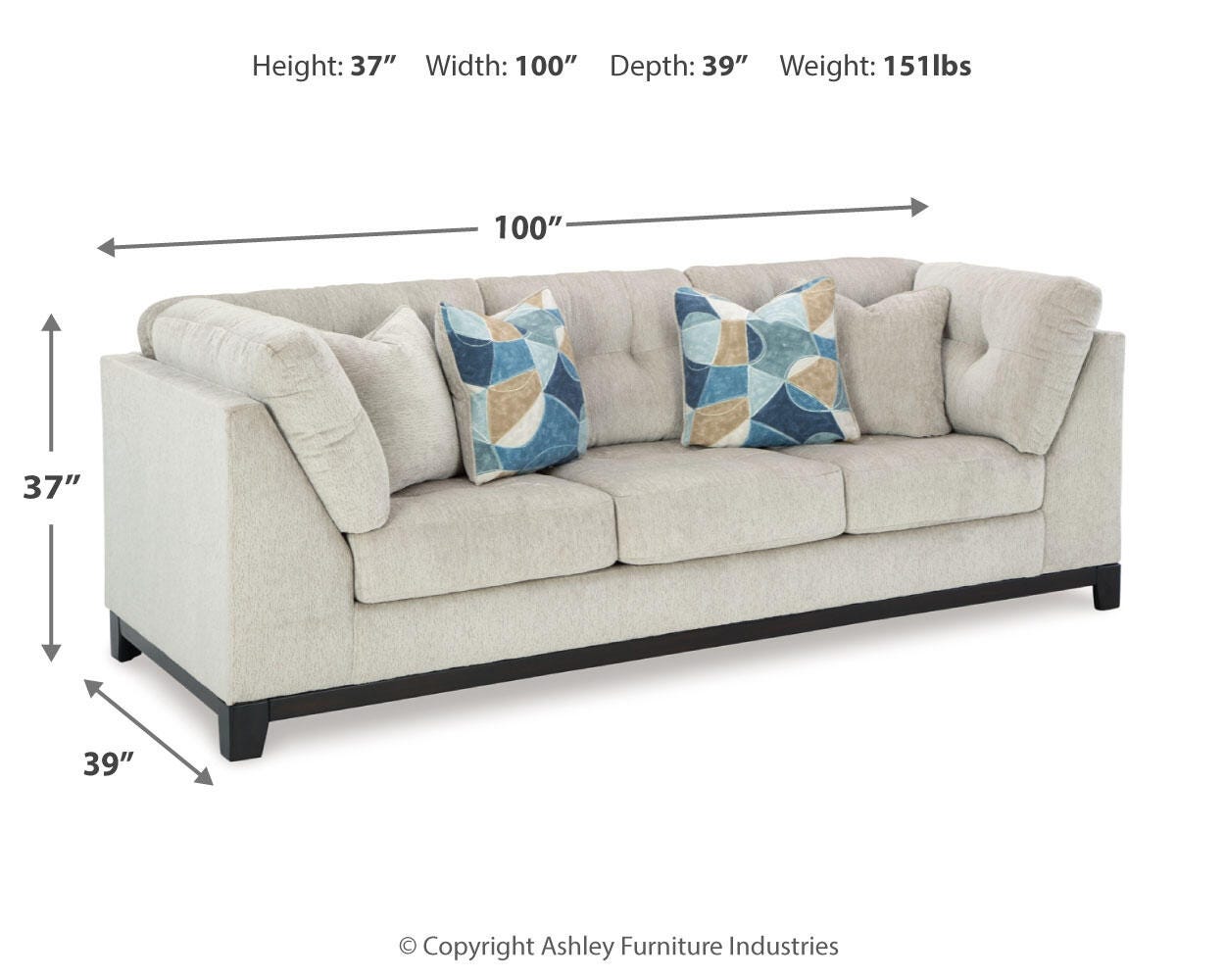 Maxon Place Dimensions