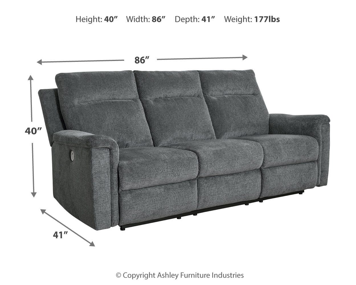 Barnsana Power Reclining Sofa - image 4