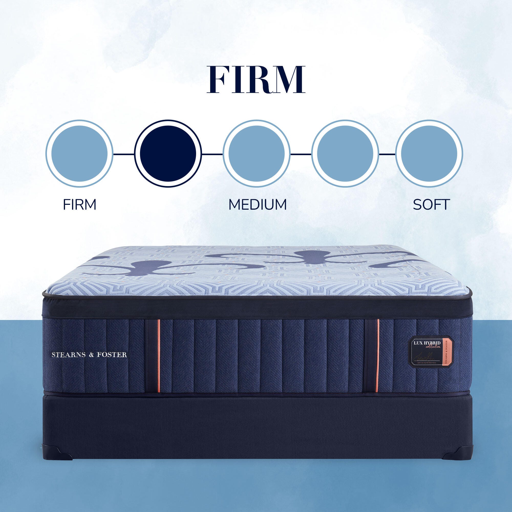 Stearns & Foster® California King Mattress, Navy, large