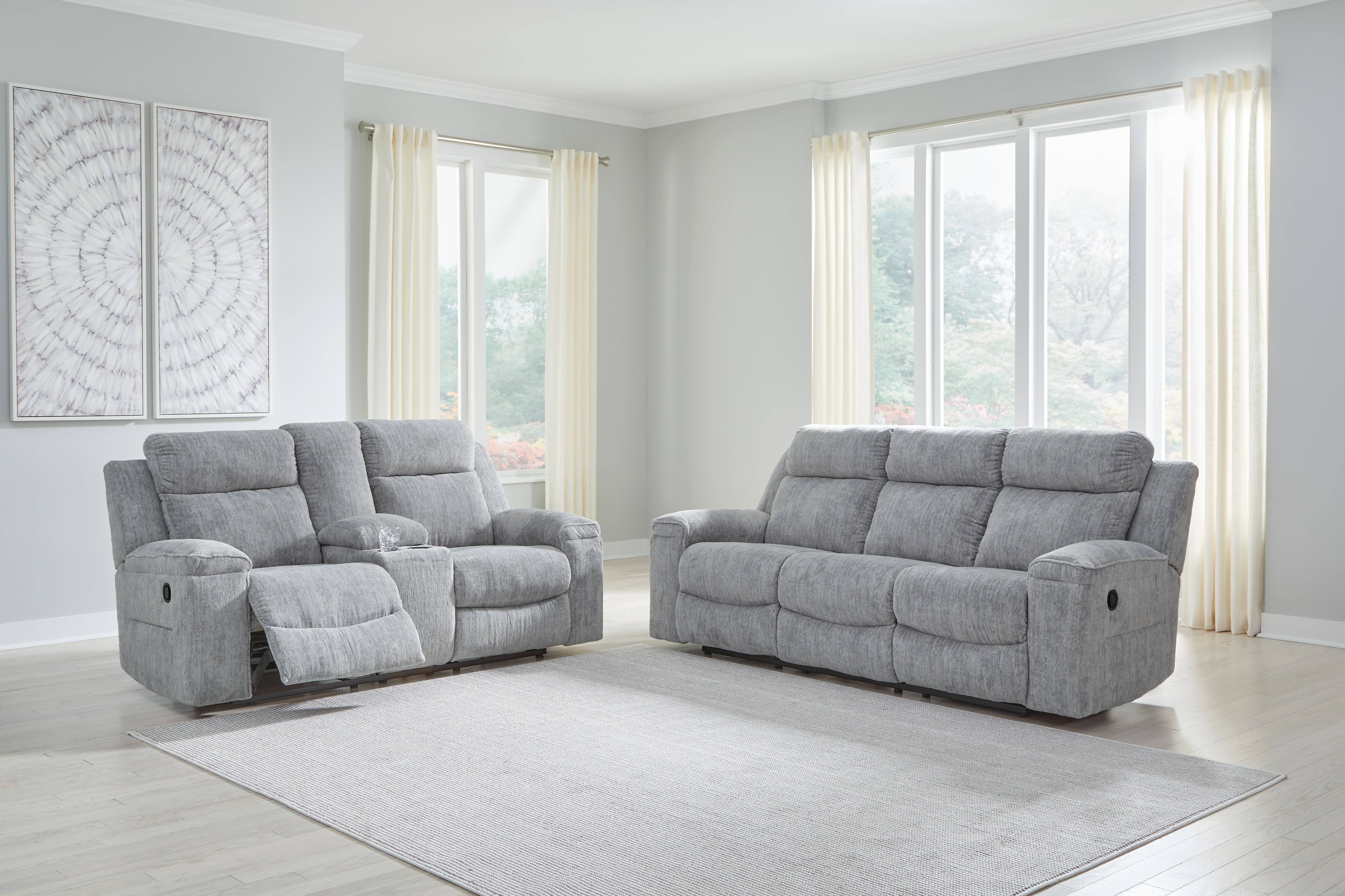 Buntington Reclining Sofa and Loveseat - image 1