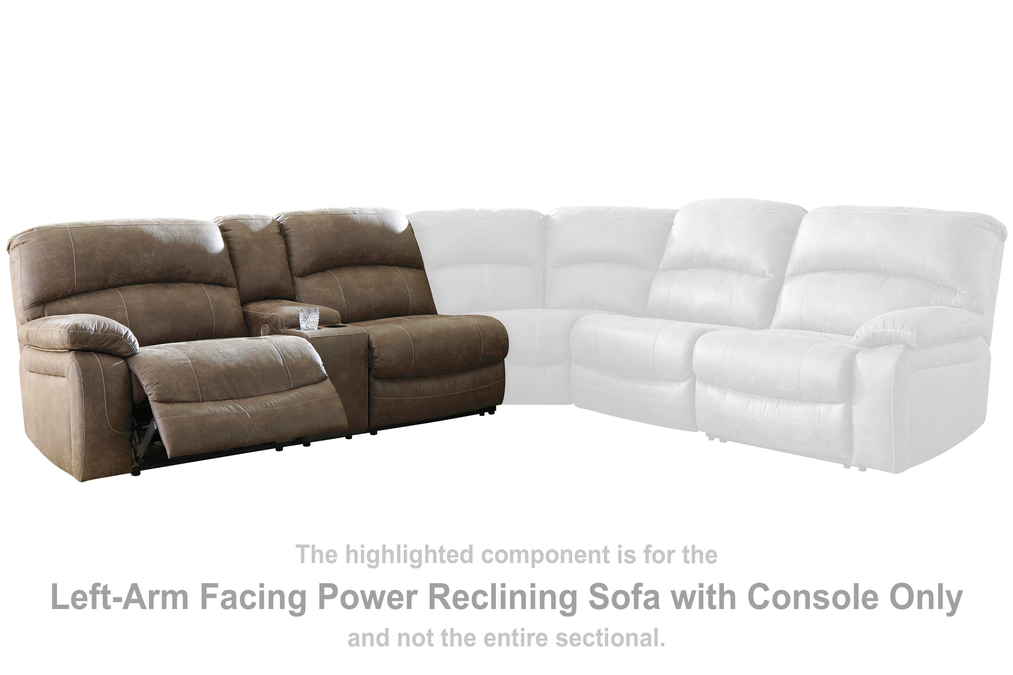 Segburg Left-Arm Facing Power Reclining Sofa with Console - image 2