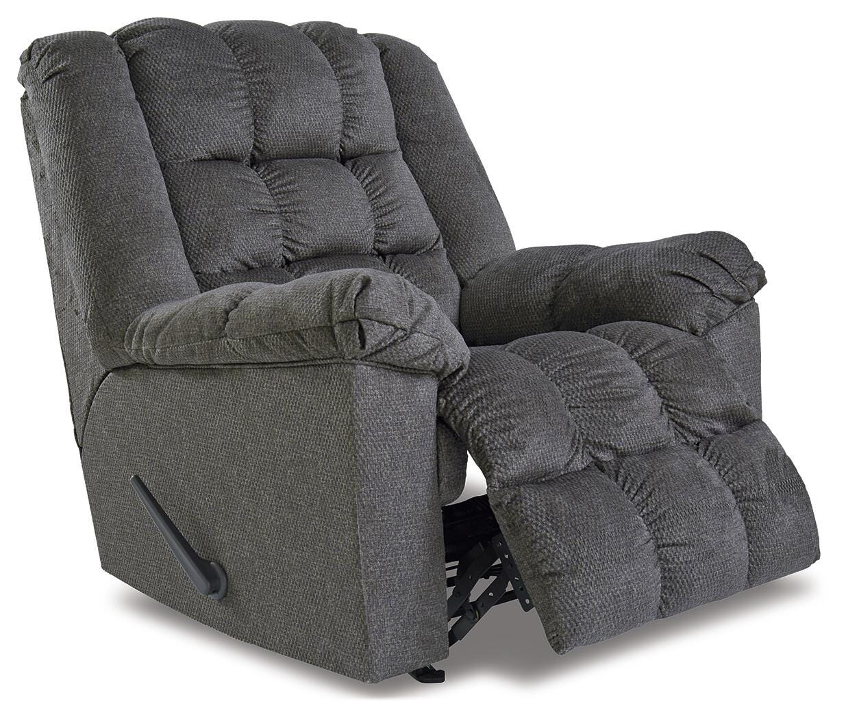 Drakestone Recliner, Charcoal, large