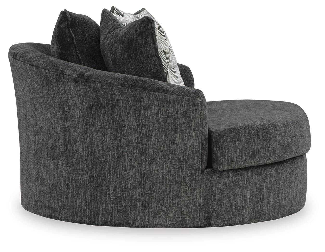 Biddeford 2-Piece Sectional and Oversized Swivel Accent Chair - image 5