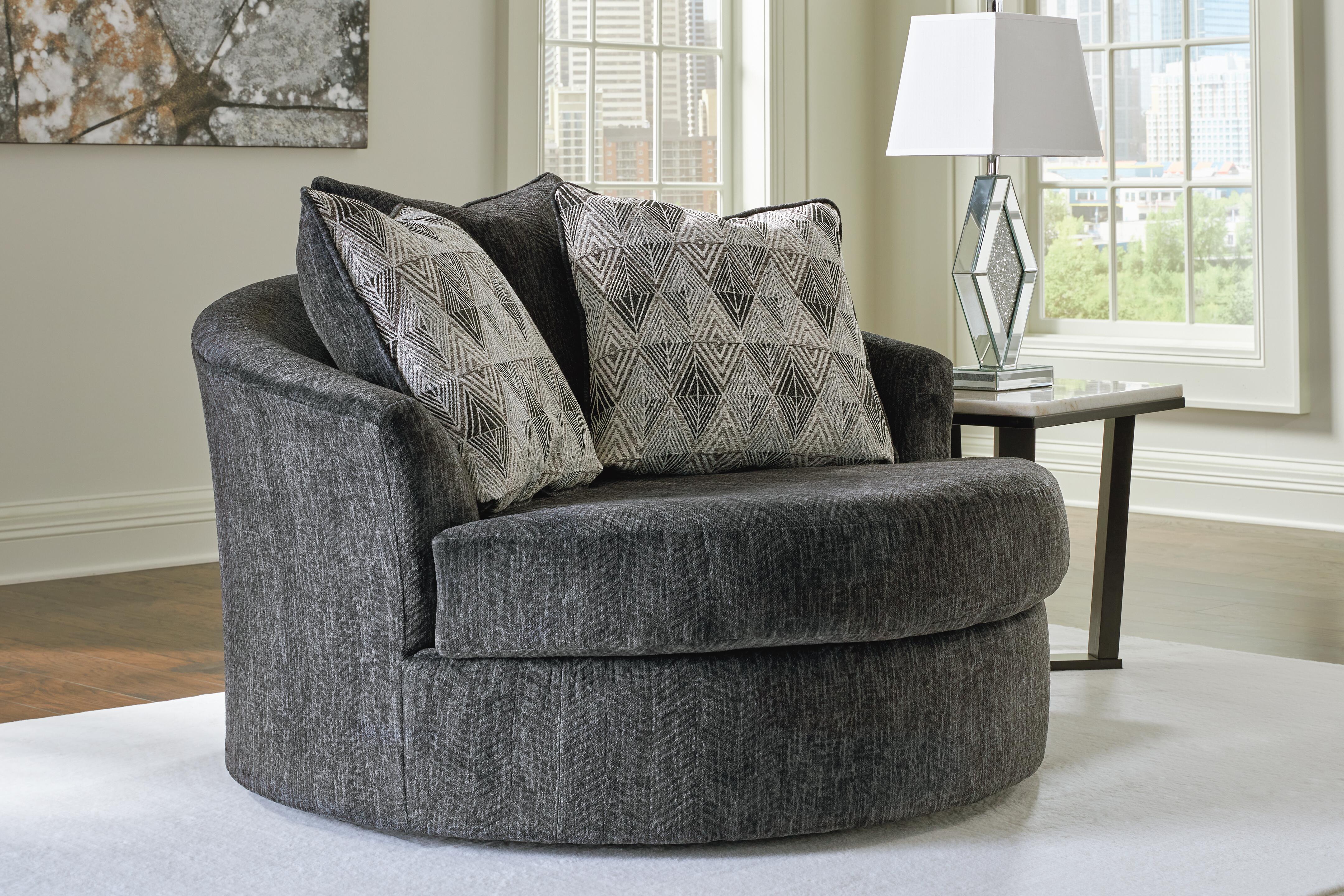 Biddeford Oversized Swivel Accent Chair - image 1