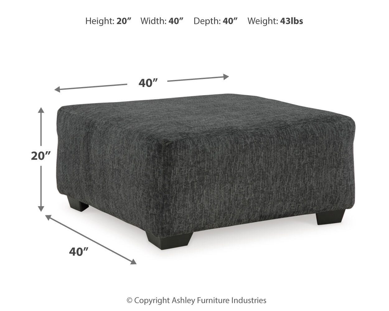 Biddeford Oversized Accent Ottoman - image 4
