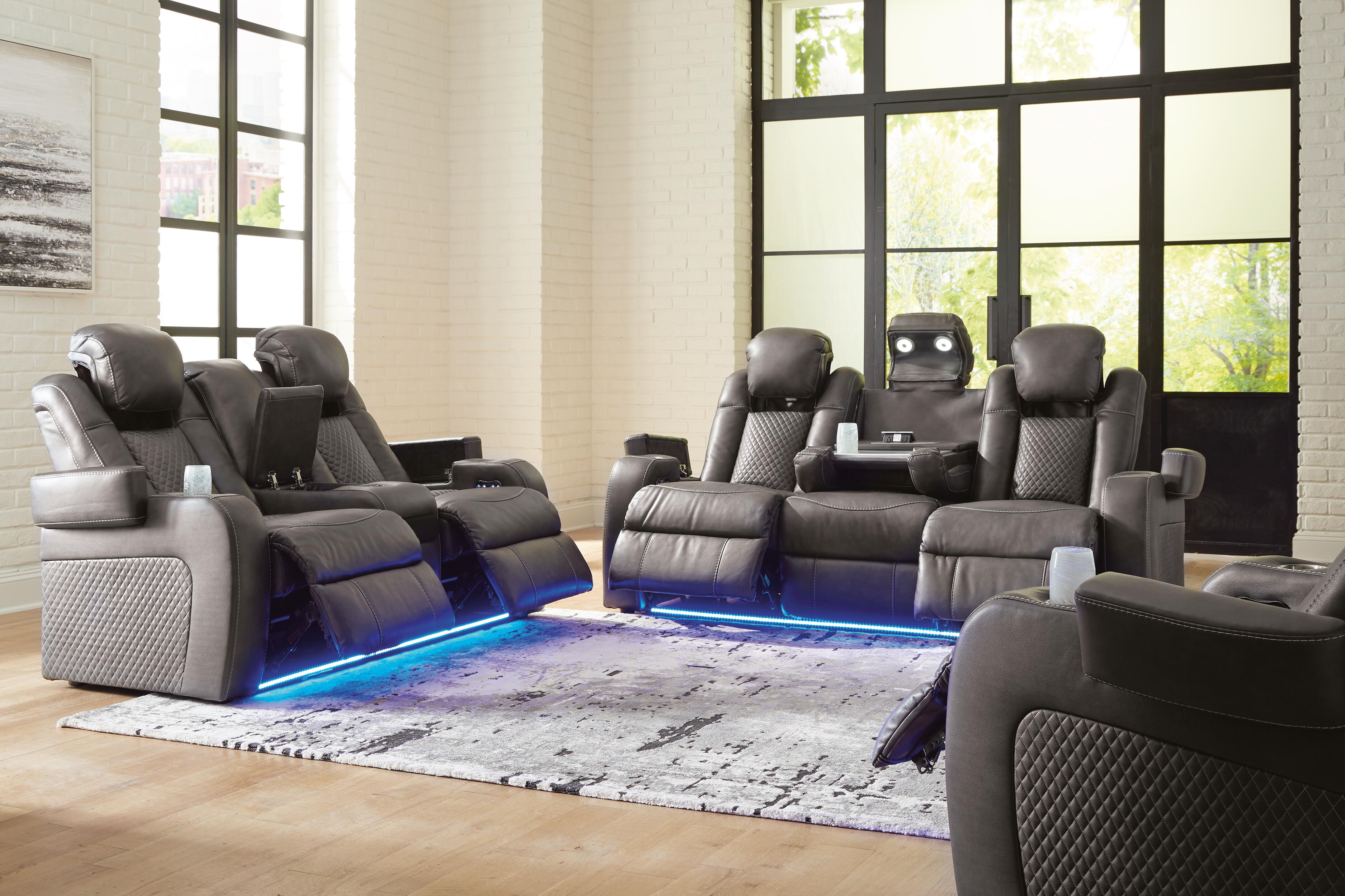 Sofá reclinable, loveseat y sillón reclinable Fyne-Dyme - image 1