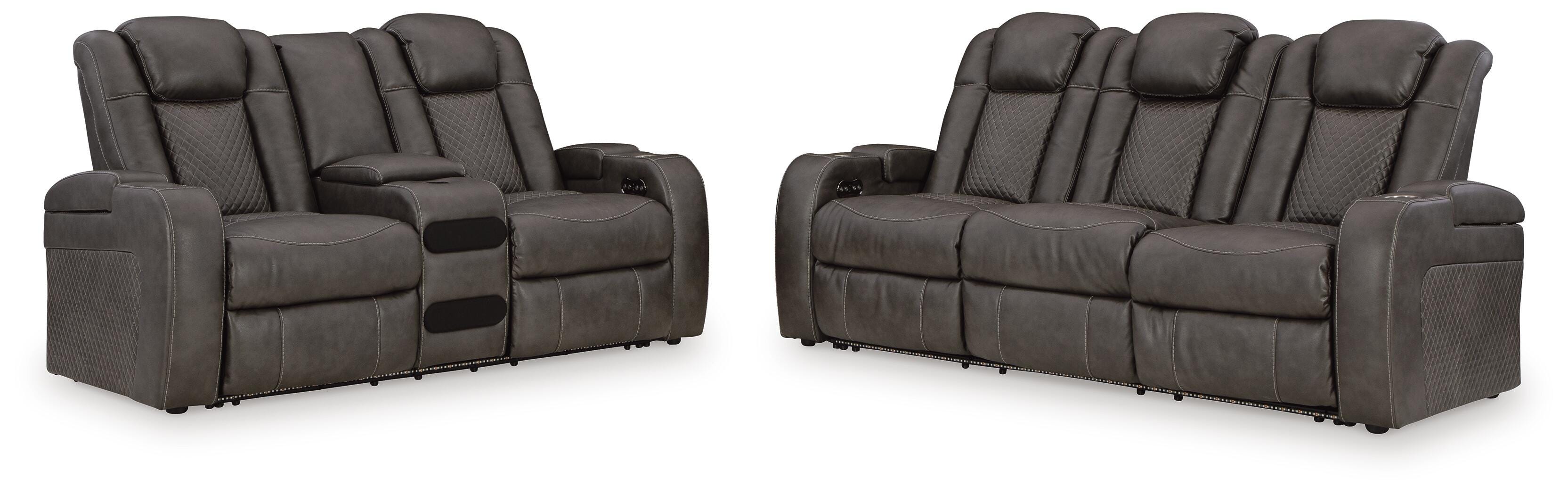 Fyne-Dyme Sofa and Loveseat, Shadow, large