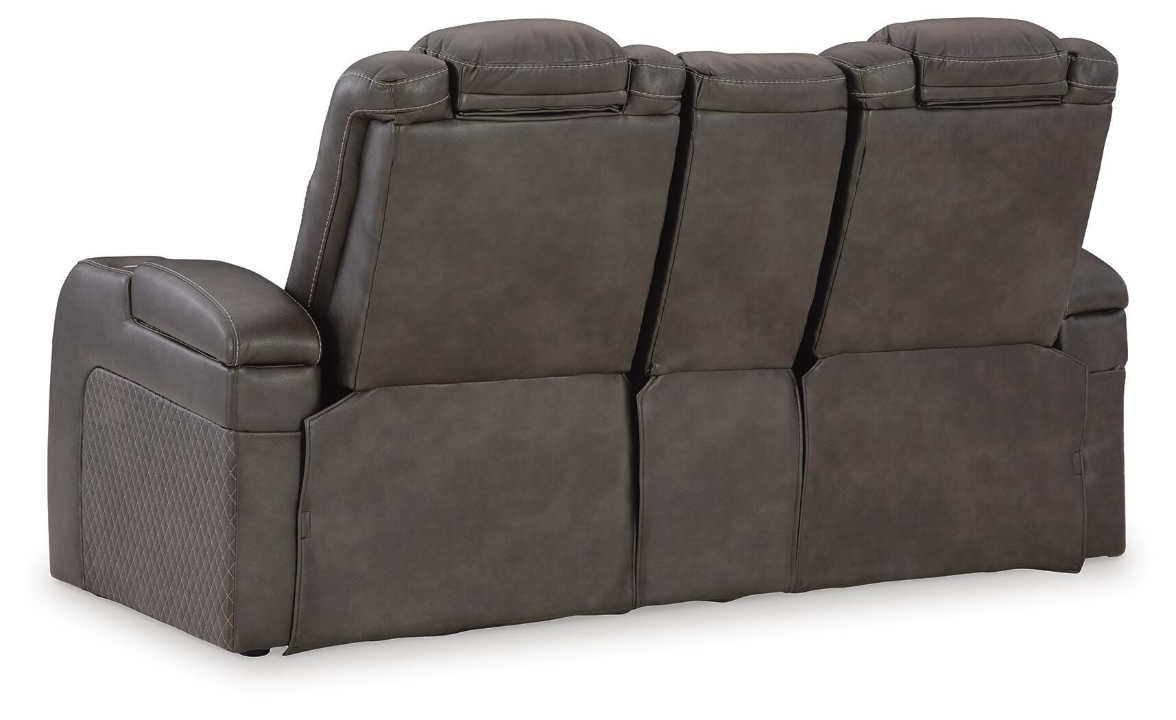 Fyne-Dyme Power Reclining Loveseat with Console - image 6
