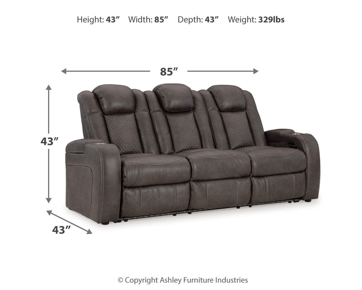 Fyne-Dyme Power Reclining Sofa - image 5