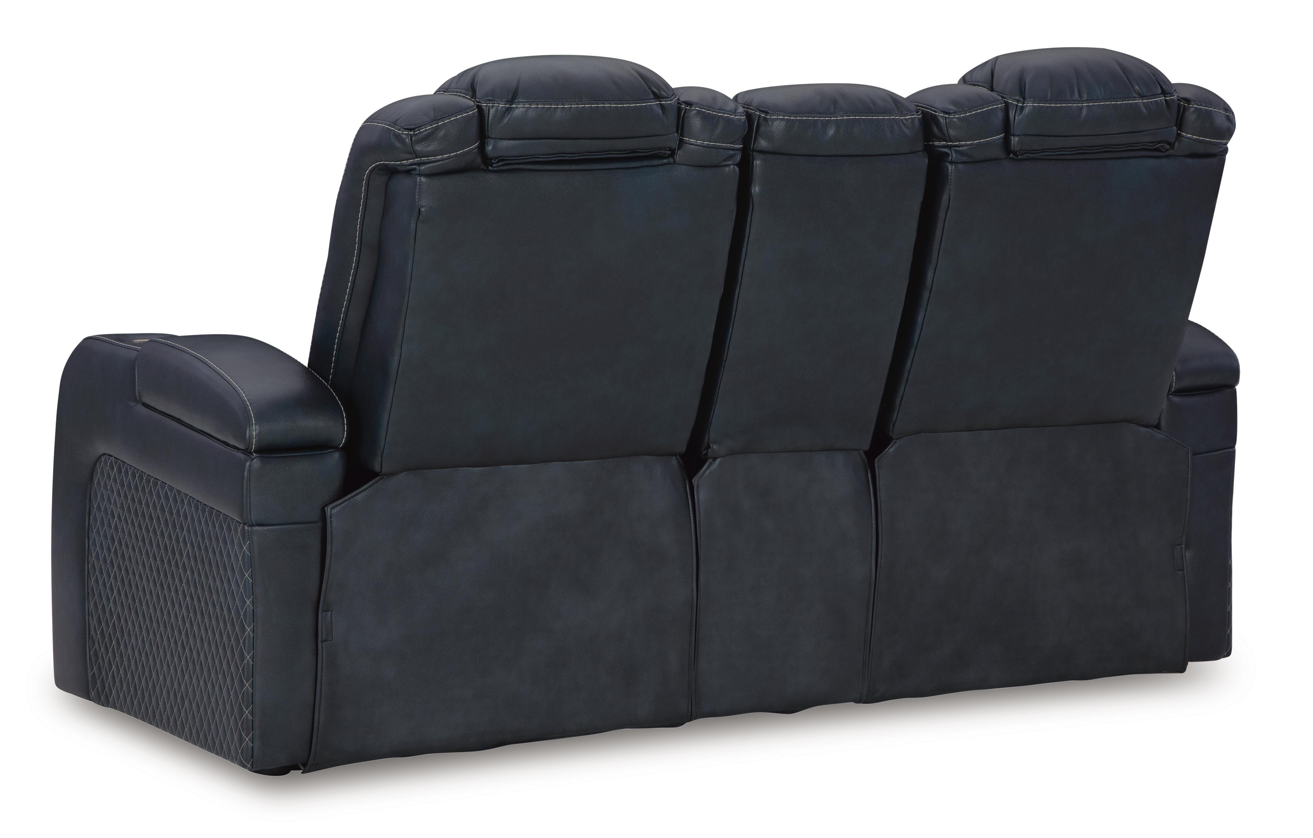 Fyne-Dyme Power Reclining Loveseat with Console - image 8