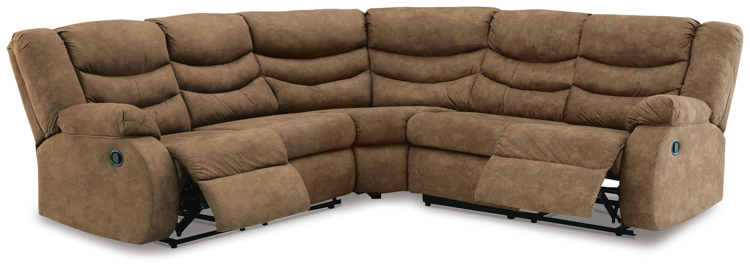 Sofá seccional reclinable de 2 piezas Partymate - image 3