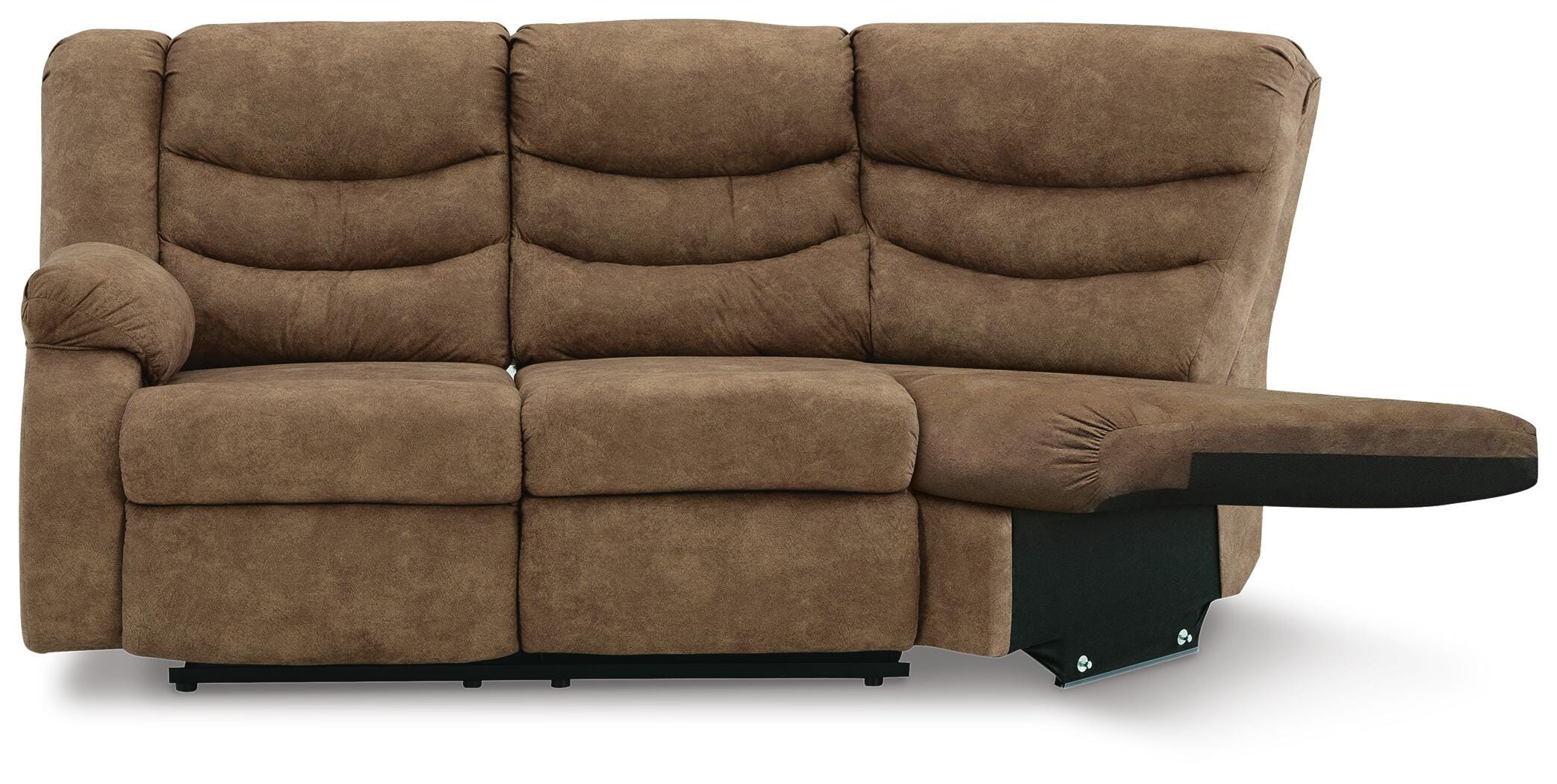 Partymate Left-Arm Facing Reclining Loveseat with Half Wedge - image 1