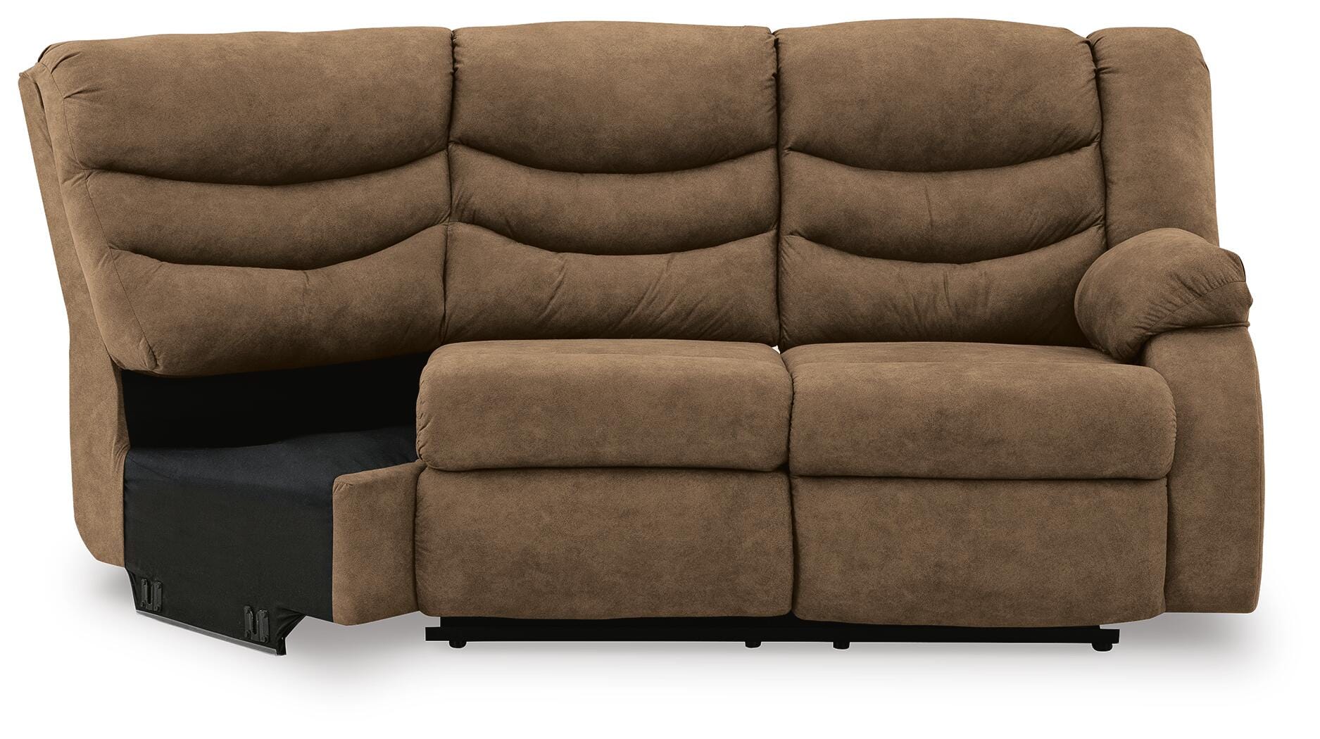Partymate Right-Arm Facing Reclining Loveseat with Half Wedge - image 3