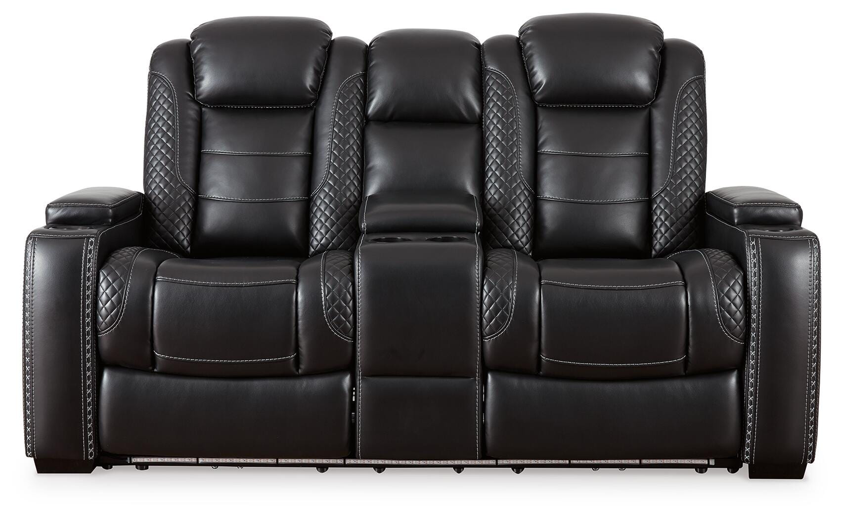 Party Time Power Reclining Loveseat with Console - image 3