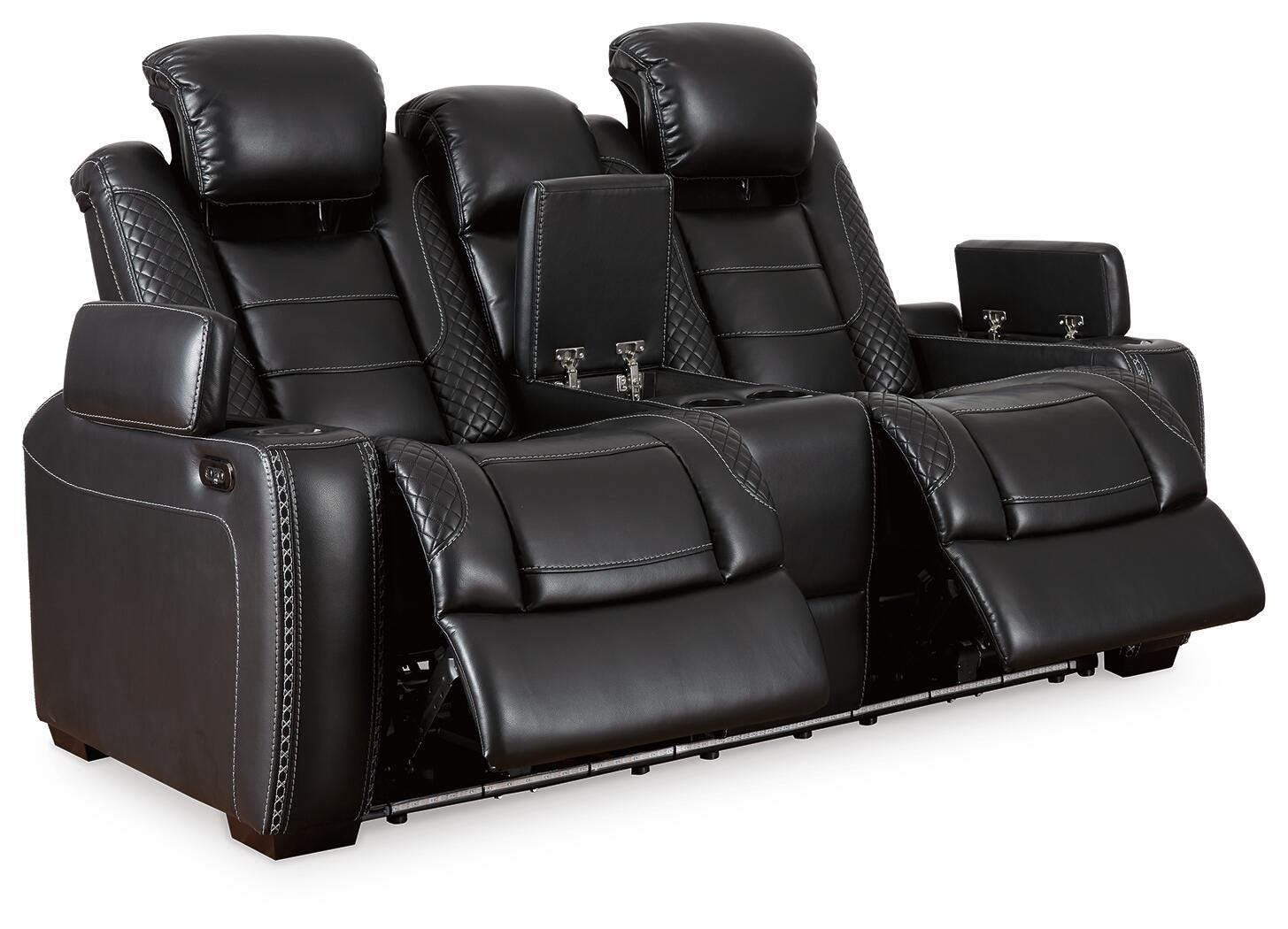 Party Time Power Reclining Loveseat with Console - image 2