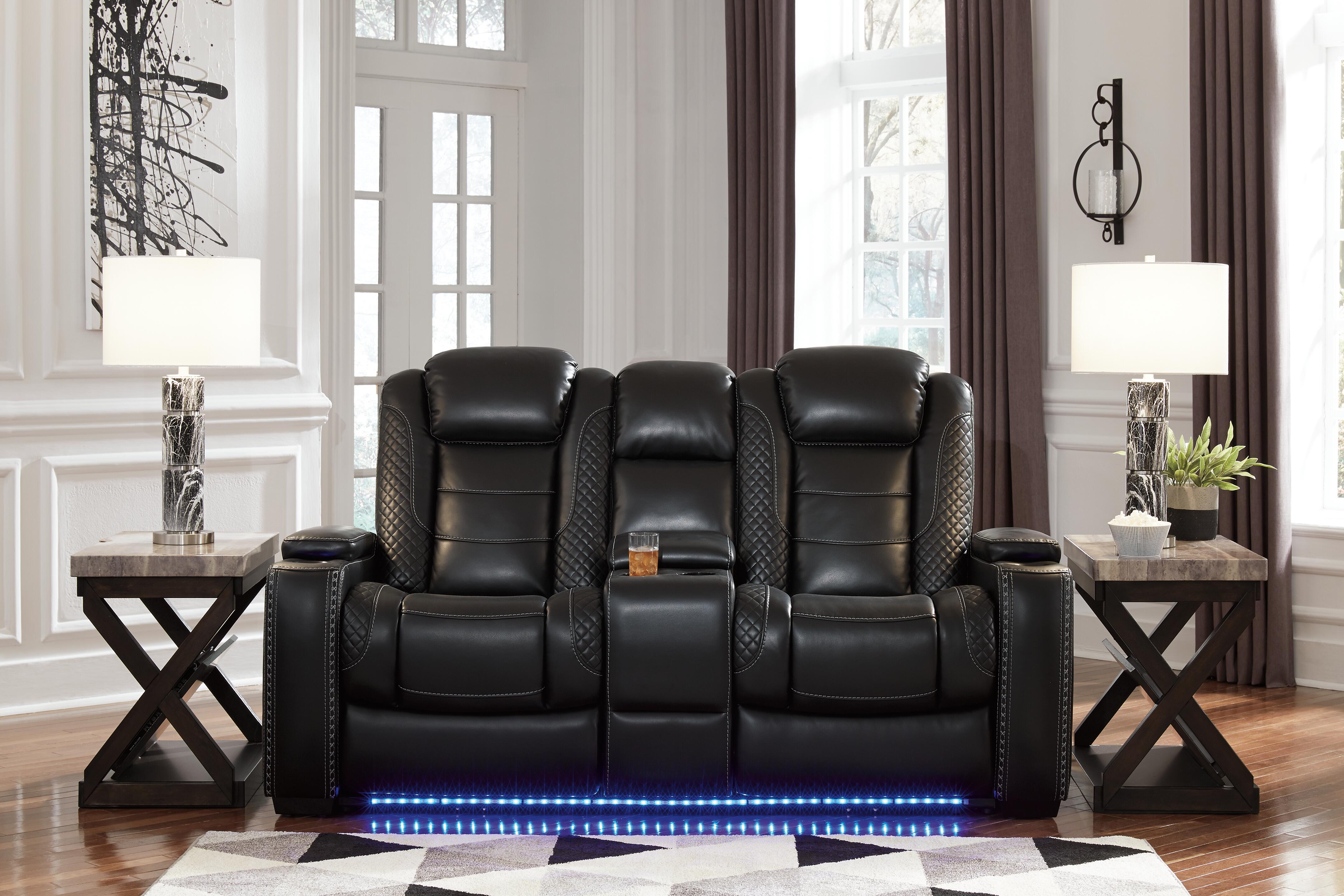 Party Time Power Reclining Loveseat with Console - image 8