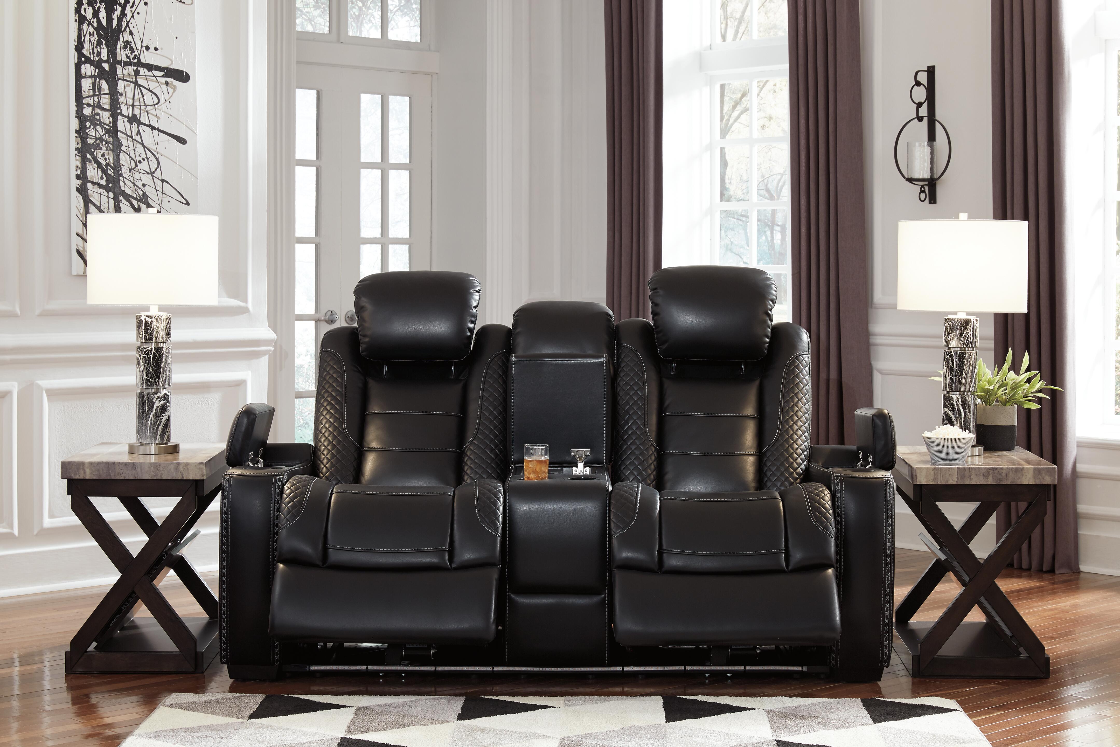 Party Time Power Reclining Loveseat with Console - image 7