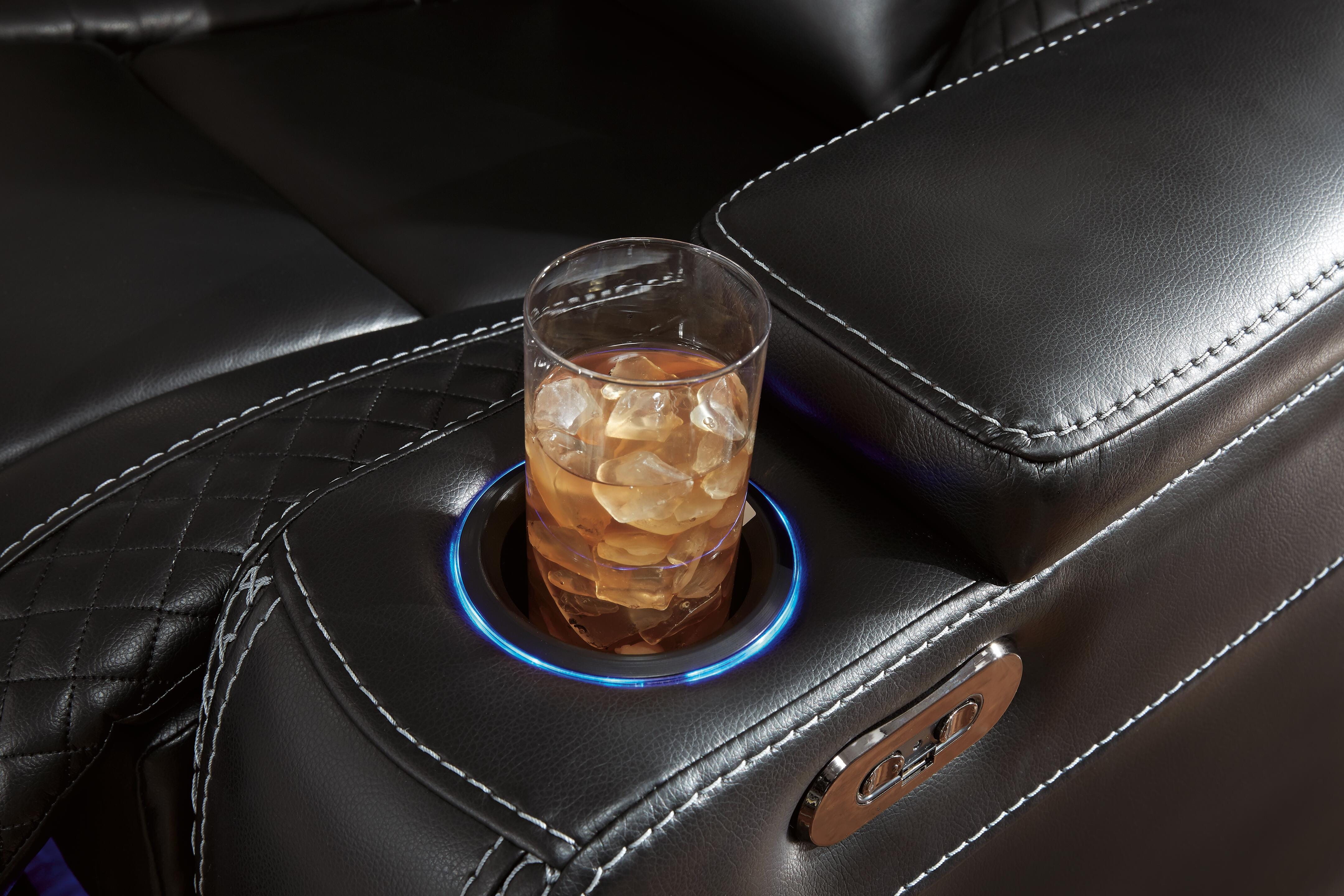Party Time Power Reclining Loveseat with Console - image 12