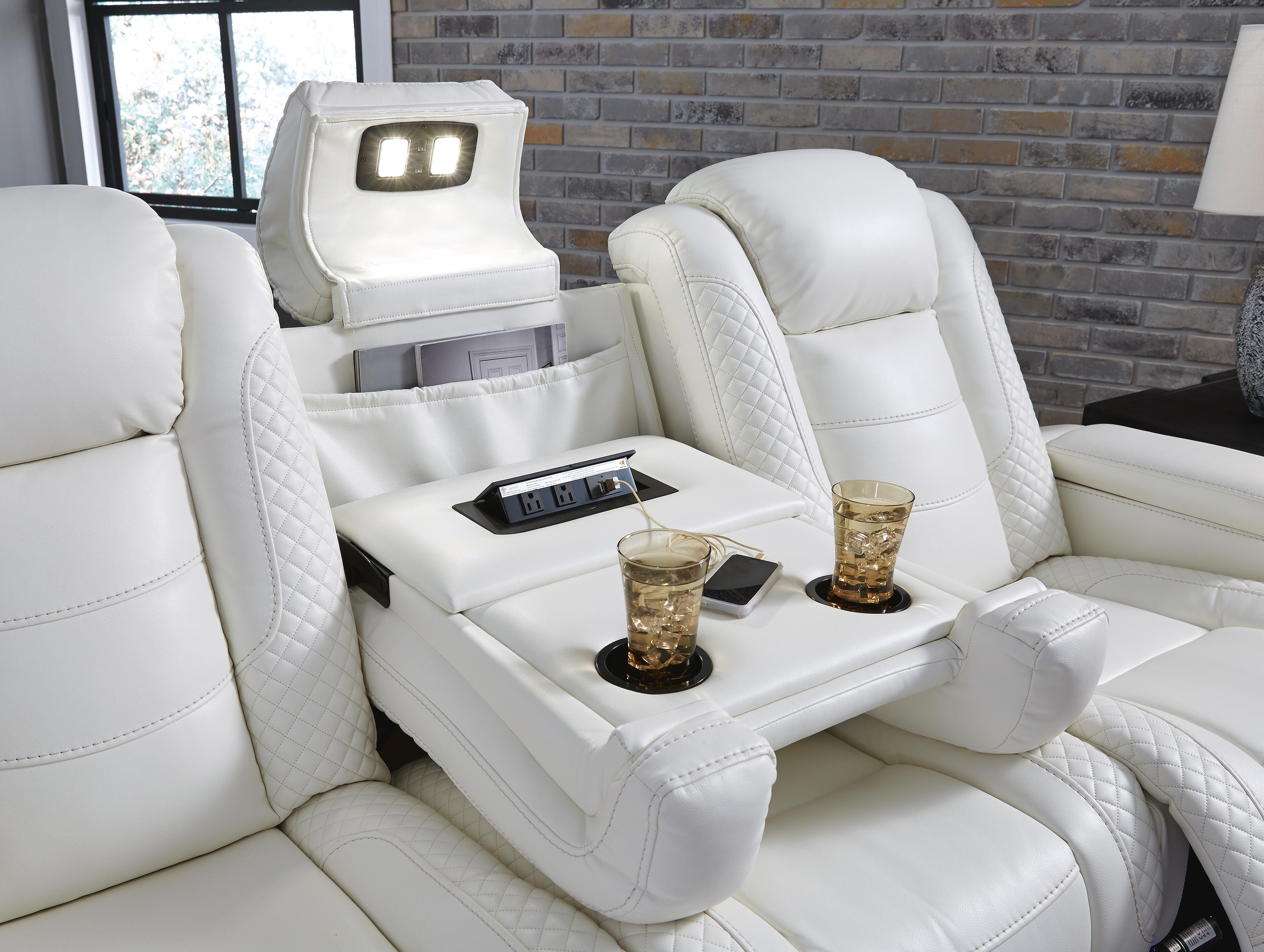 Party Time Power Reclining Sofa and Power Recliner - image 26