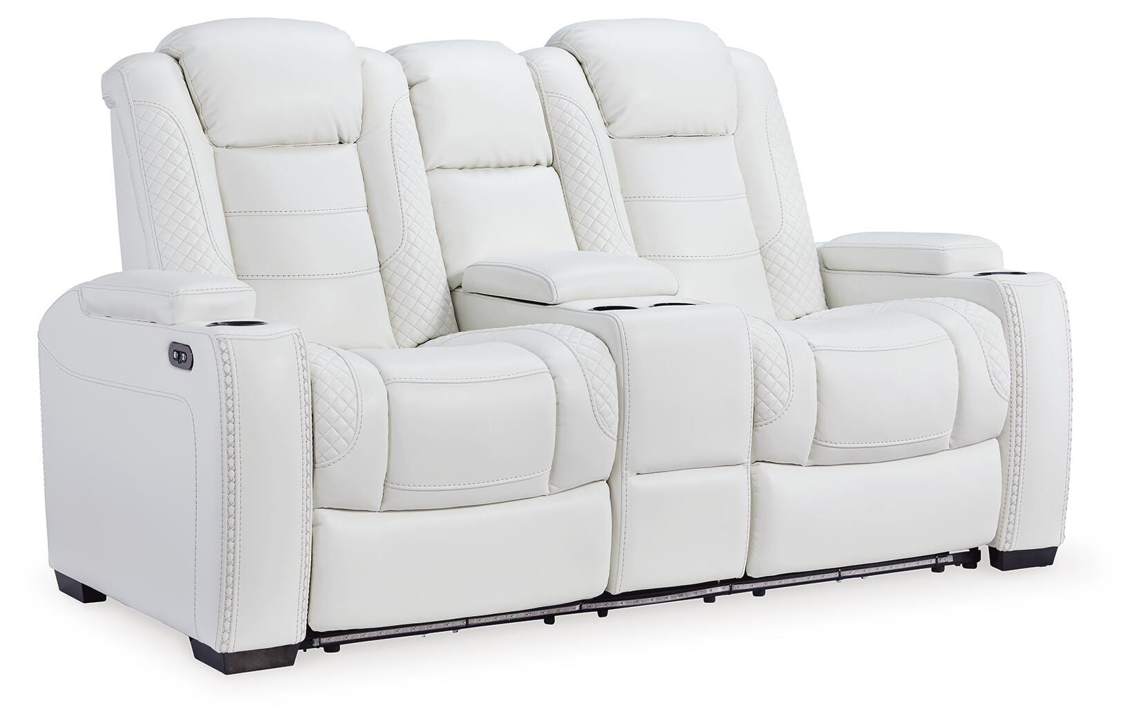 Party Time Power Reclining Loveseat with Console - image 7