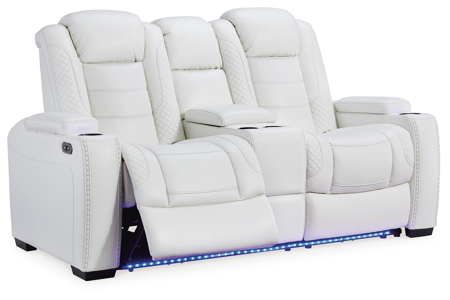 Party Time Power Reclining Loveseat with Console - image 9