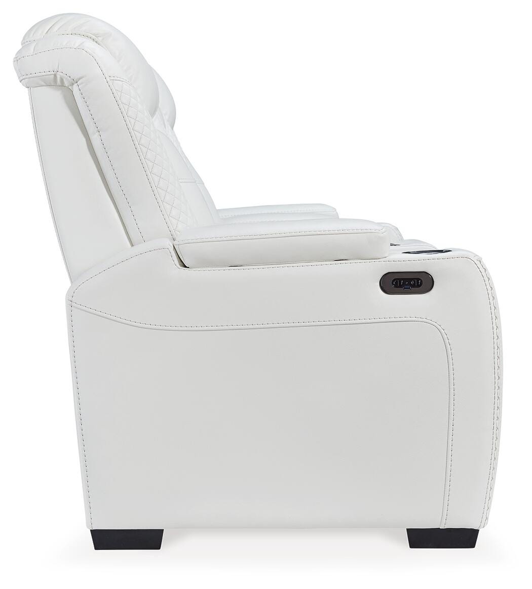 Party Time Power Reclining Loveseat with Console - image 10