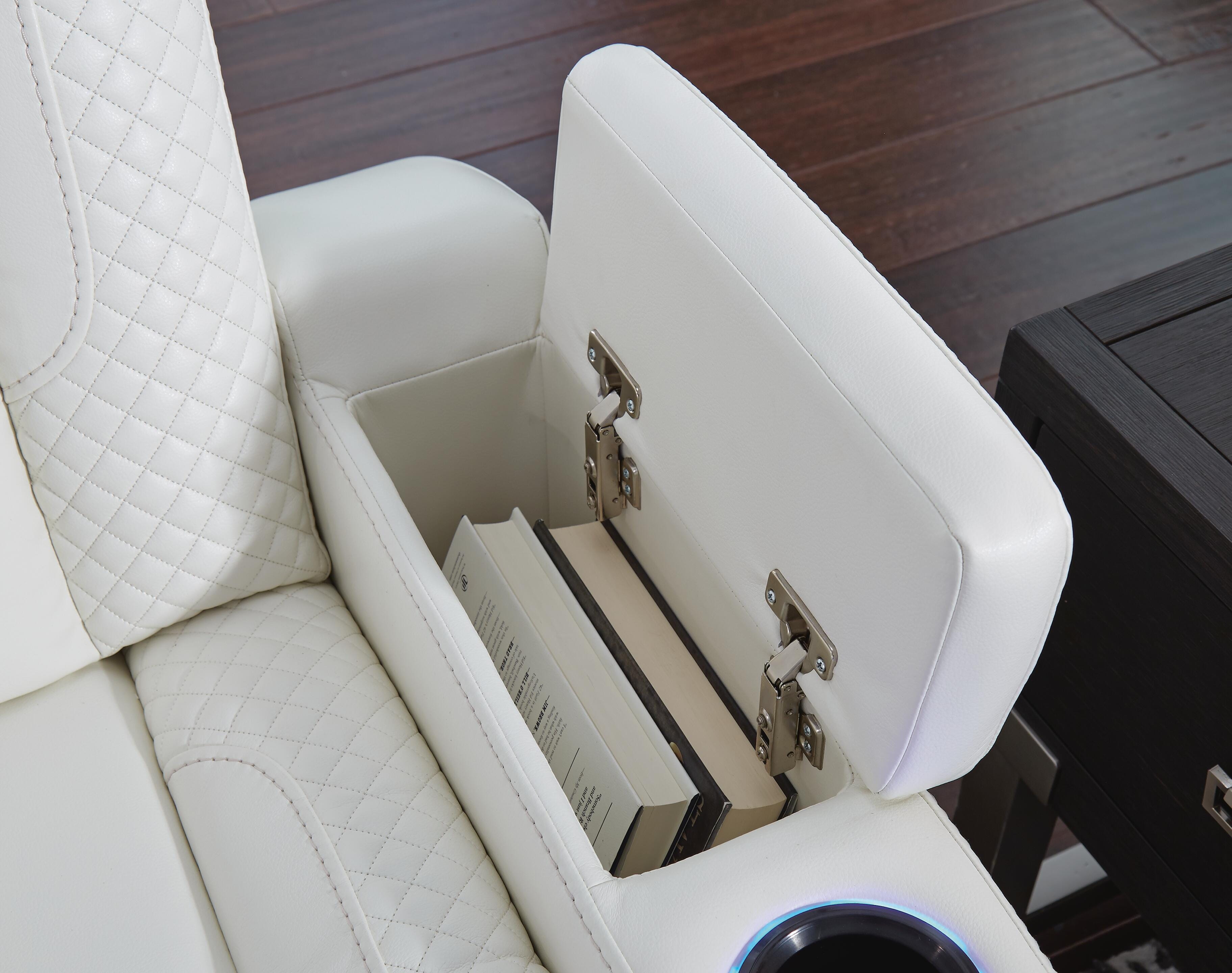Party Time Power Reclining Loveseat with Console - image 14