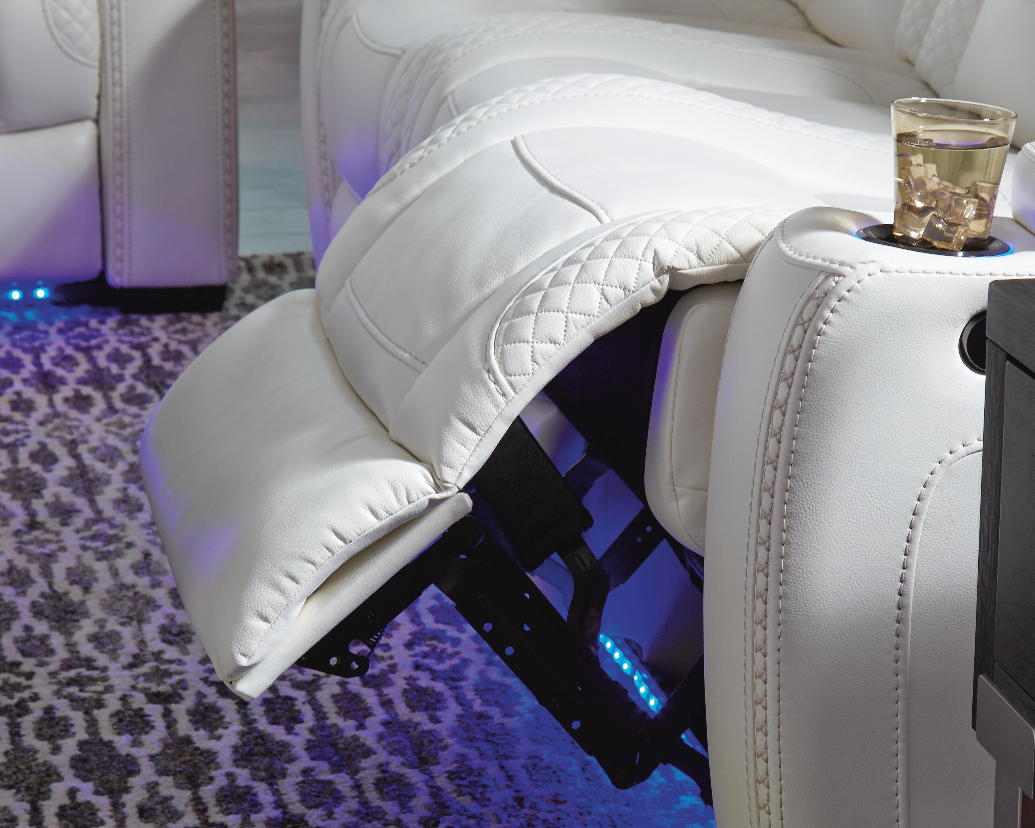 Party Time Power Reclining Loveseat with Console - image 16
