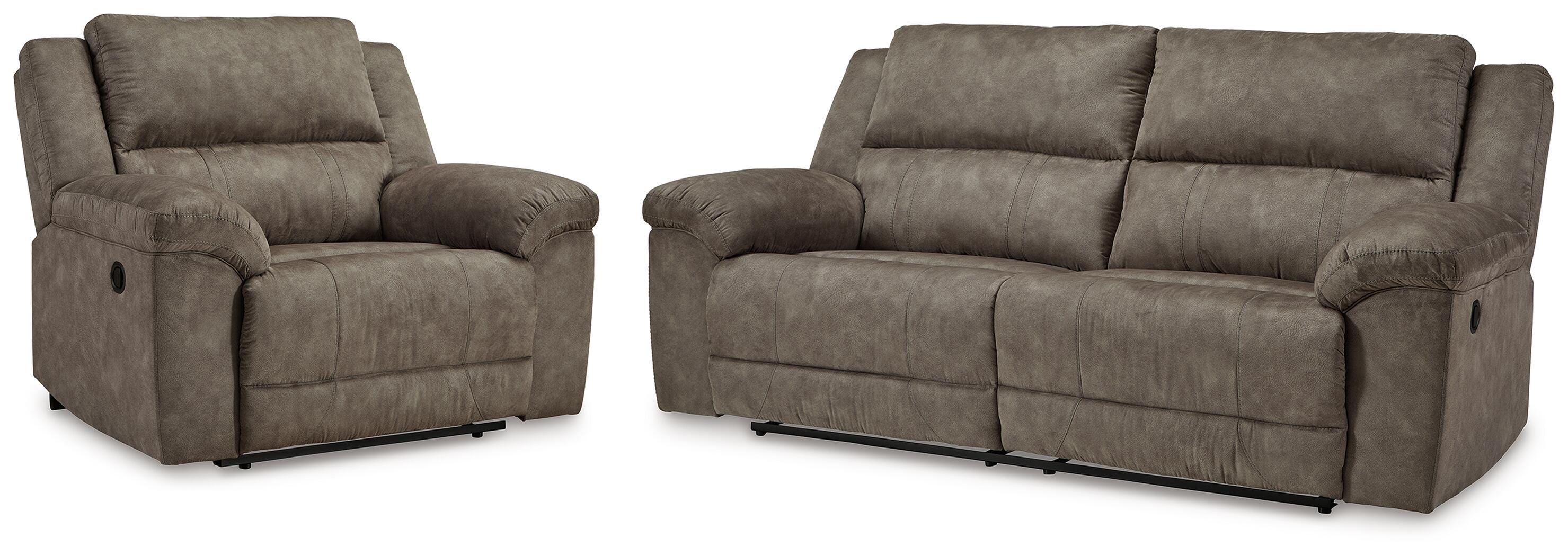 Sofá reclinable Laresview y sillón reclinable grande - image 1