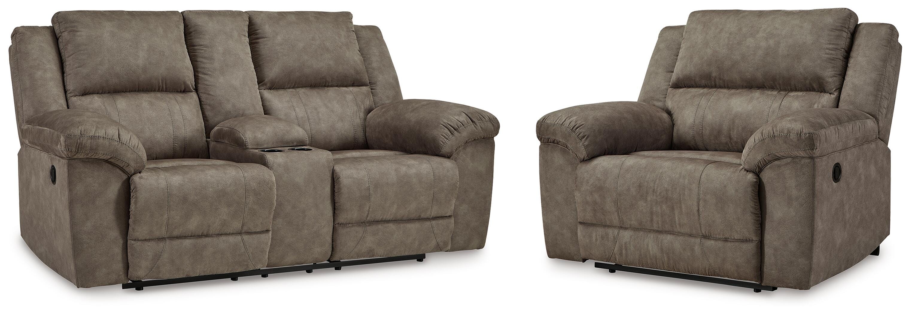 Sofá biplaza reclinable y sillón reclinable Laresview - image 1