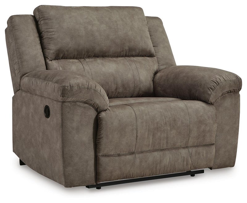 Laresview Oversized Manual Recliner, Fossil