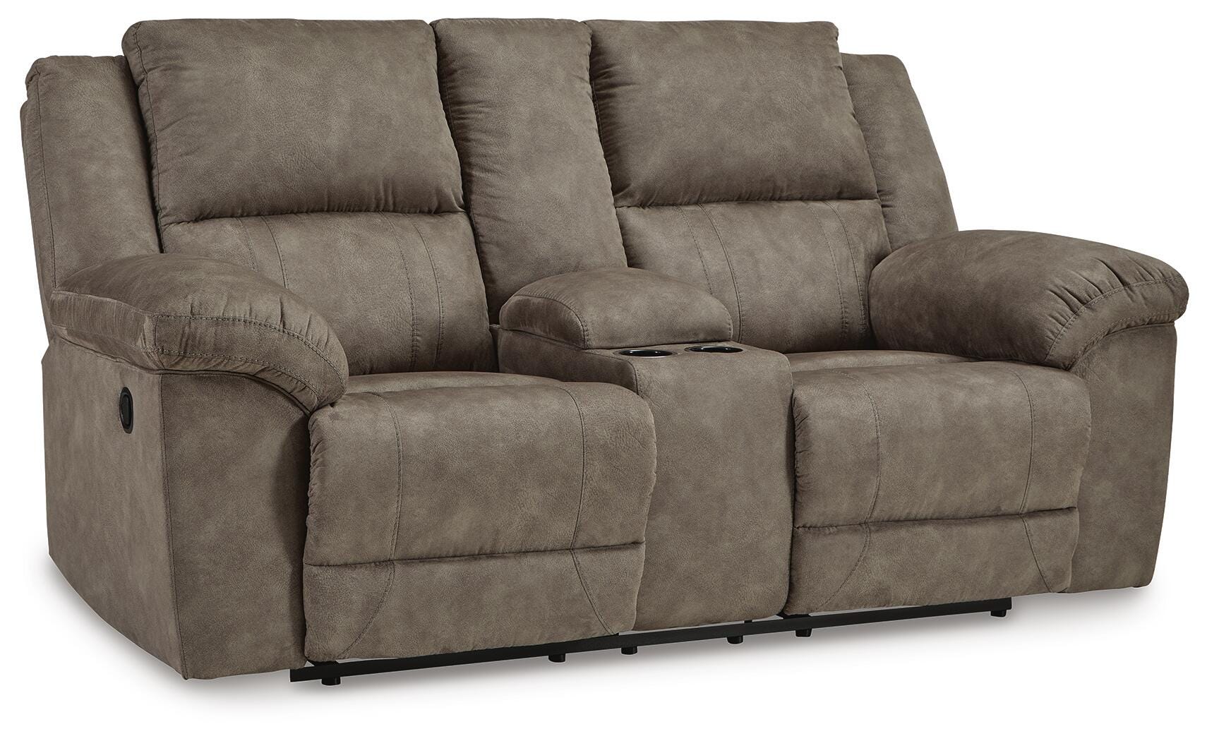 Laresview Reclining Loveseat with Console - image 2
