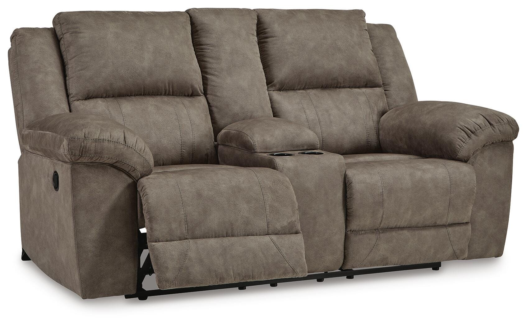 Laresview Reclining Loveseat with Console - image 3