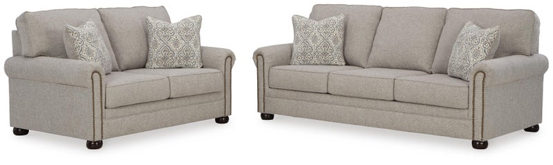 Gaelon Sofa and Loveseat, Dune