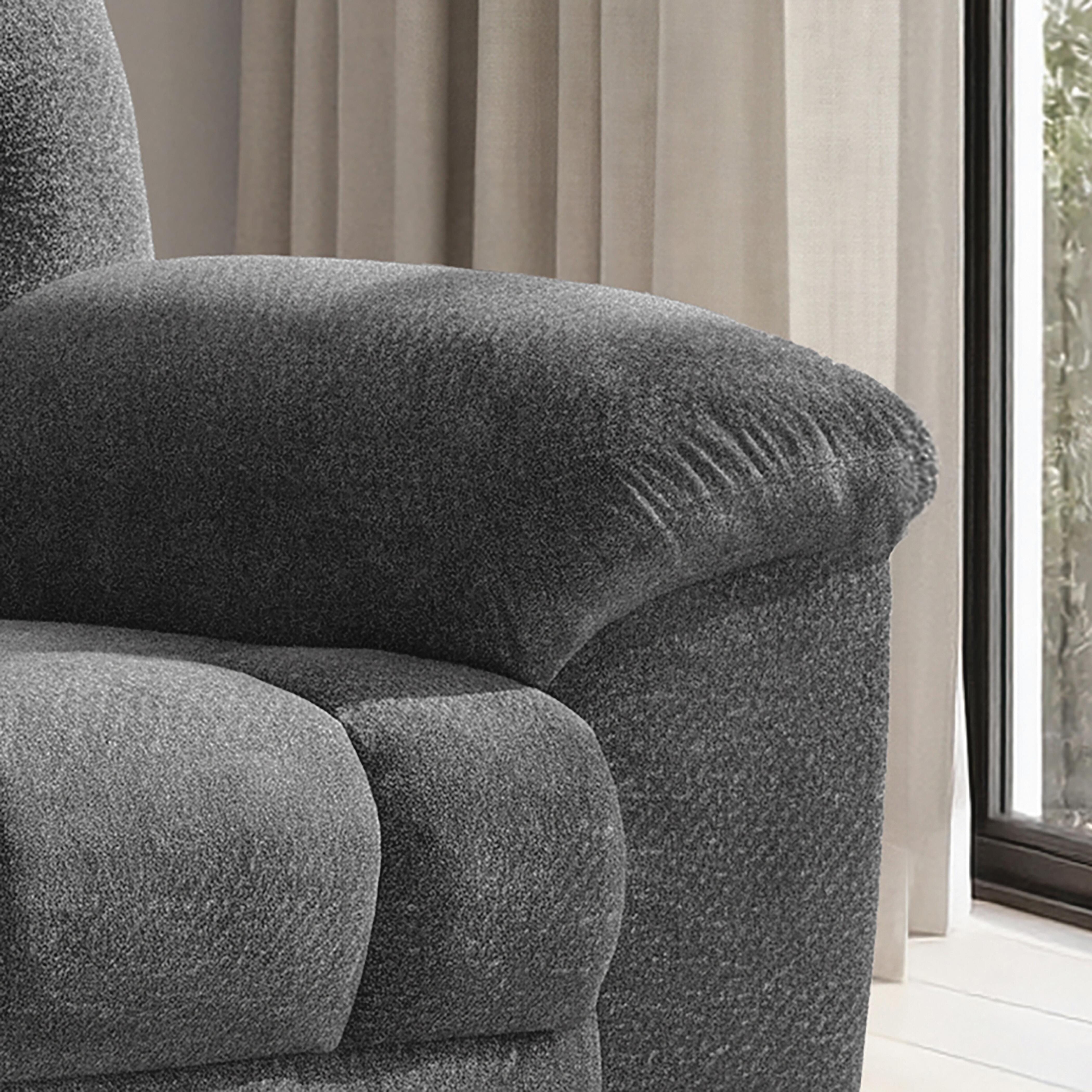 Frohn Reclining Sofa, Graphite, large